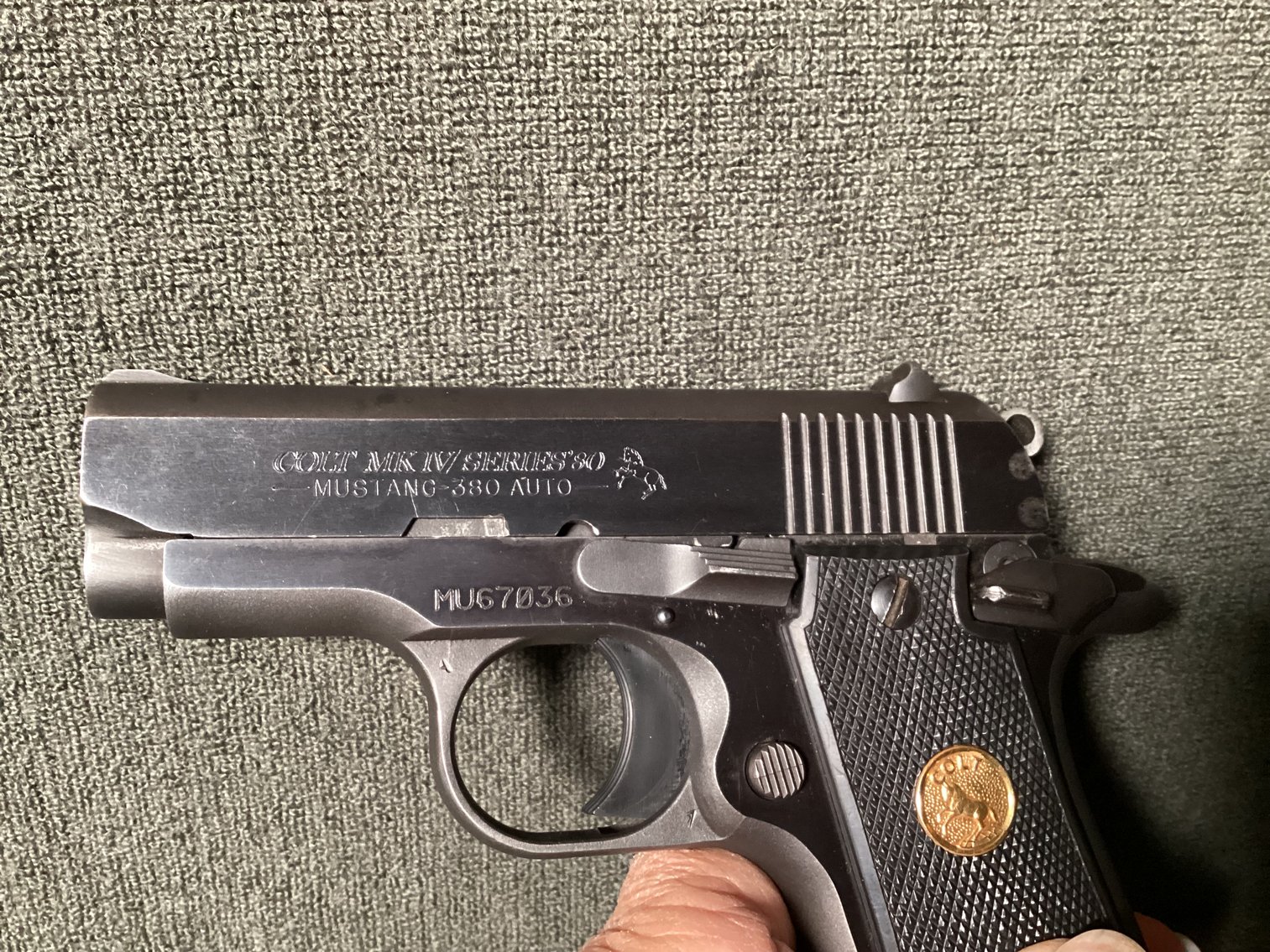 Image for Colt Mustang Semi Automatic Pistol .380 Cal