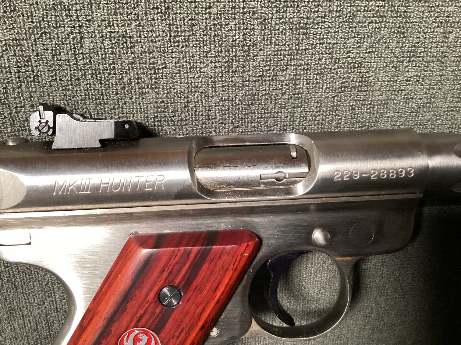 Image for Ruger Mark III Hunter Semi Automatic Pistol .22 LR Cal in Box