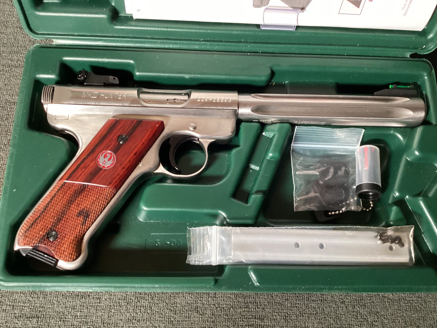 Image for Ruger Mark III Hunter Semi Automatic Pistol .22 LR Cal in Box