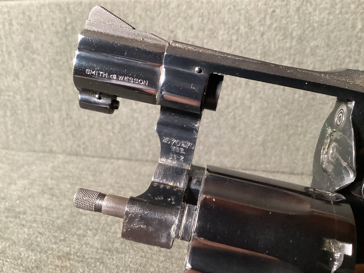 Image for Smith & Wesson Model 15-2, The K-38 Combat Masterpiece in box.