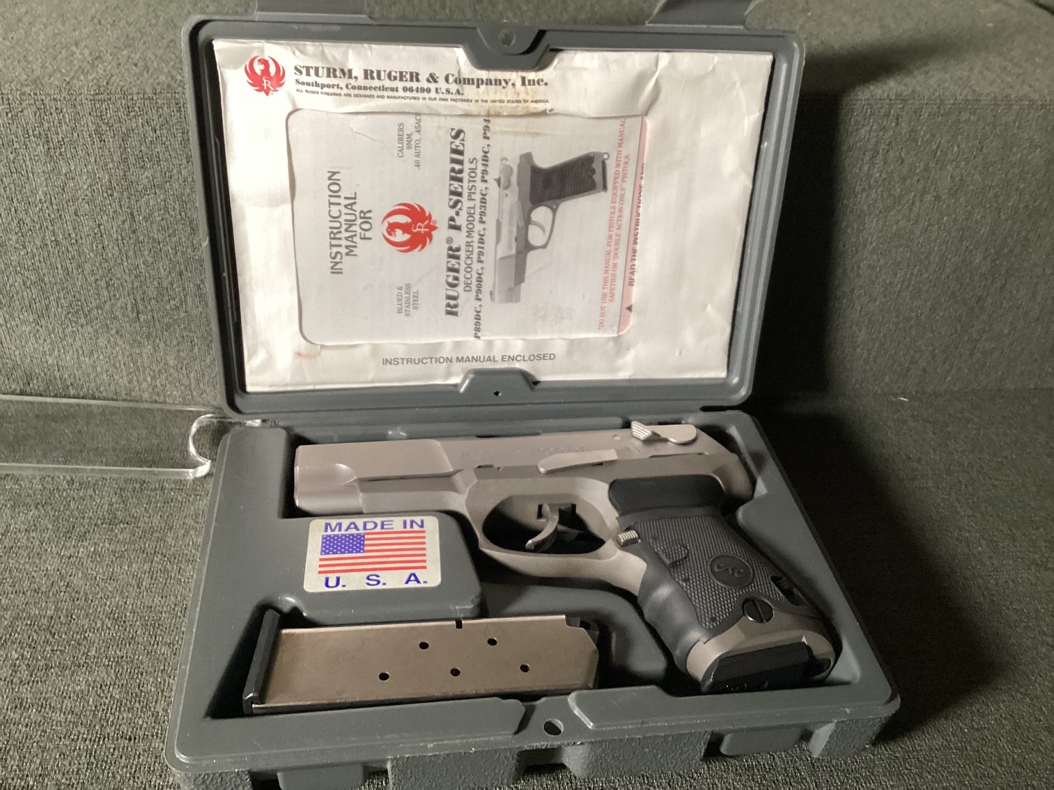 Image for Ruger P90DC .45ACP  Pistol in case