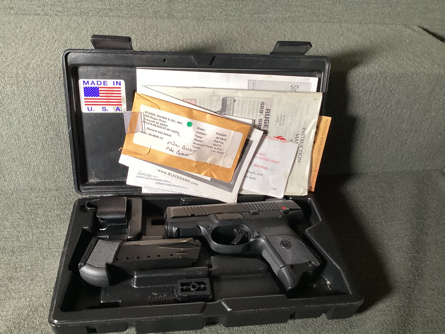 Image for Ruger SR40c 40 S&W Cal Semi Automatic Pistol