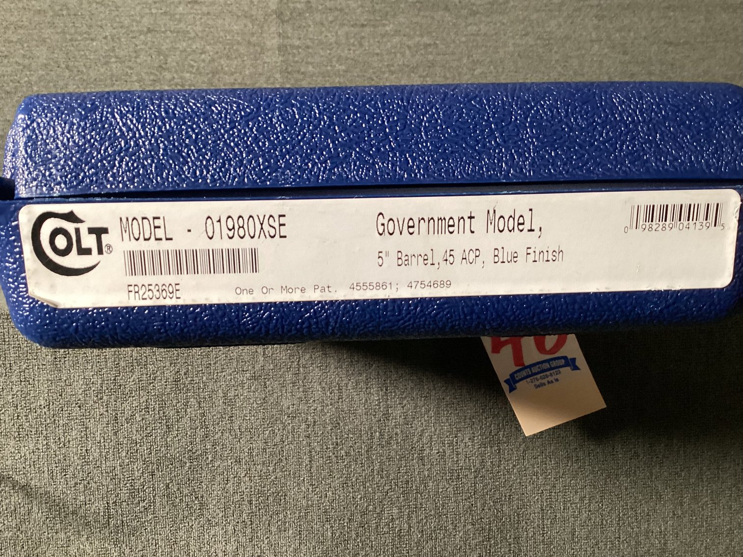 Image for Colt .45 Government Model Semi Automatic Pistol