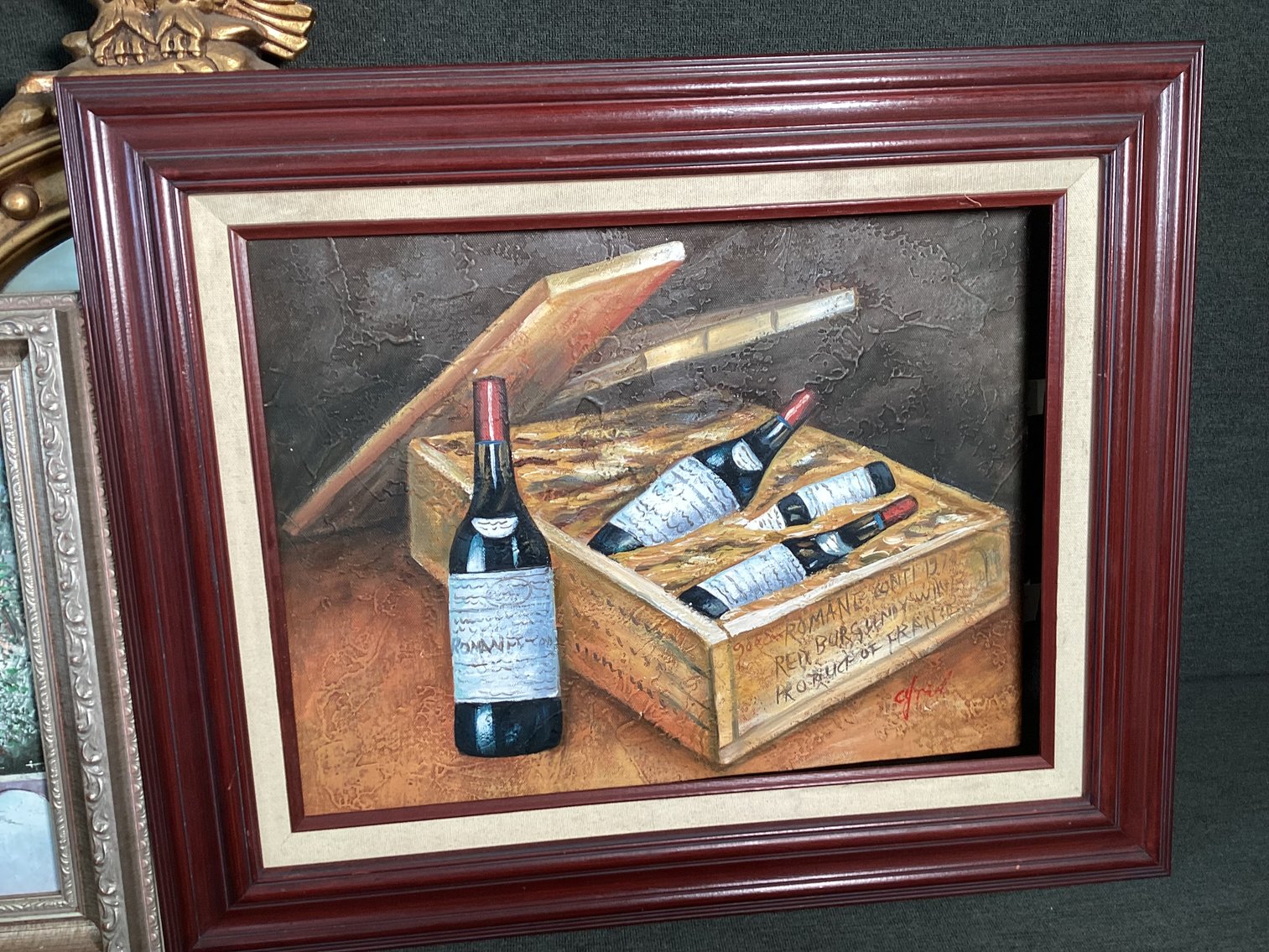 Image for Federal Mirror and 2 Oil Paintings