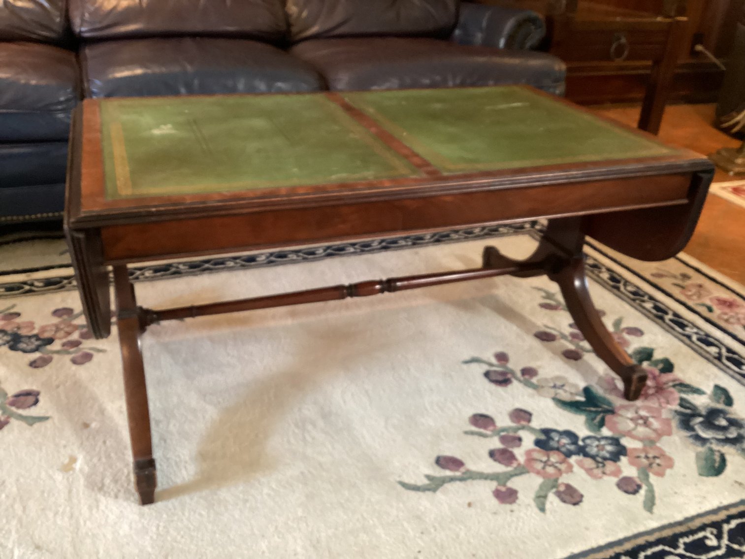 Image for Coffee Table with Leather Inserts