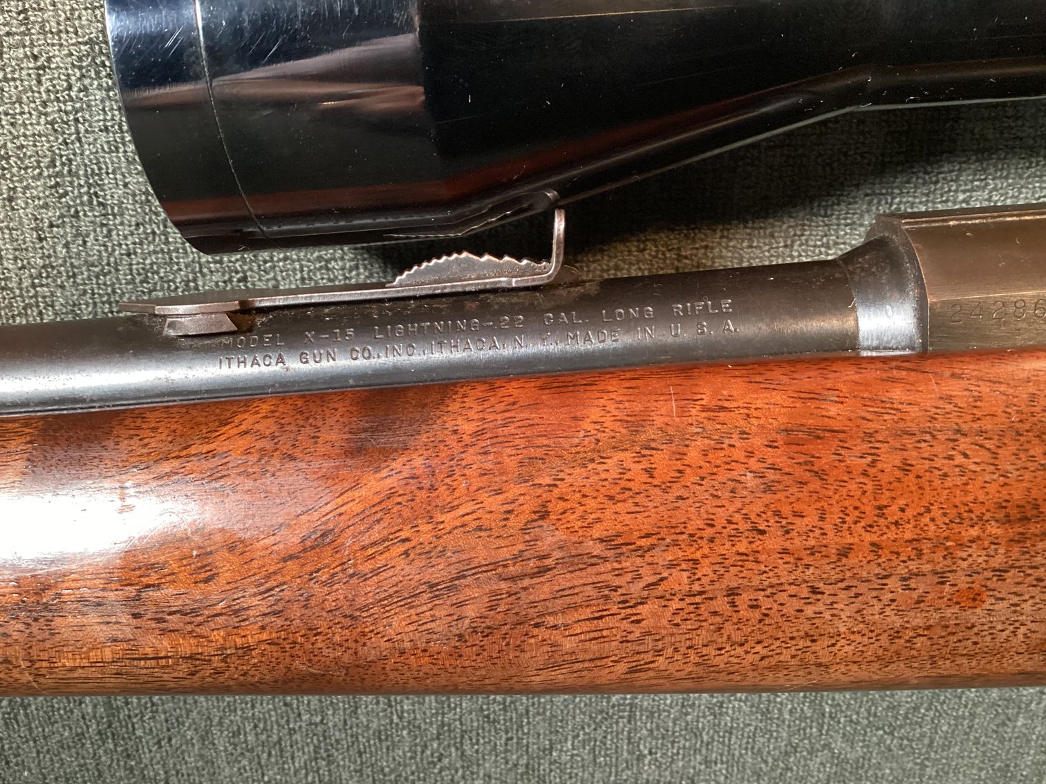 Image for Ithaca Model X-15 Lightening .22 LR Semi Automatic Rifle