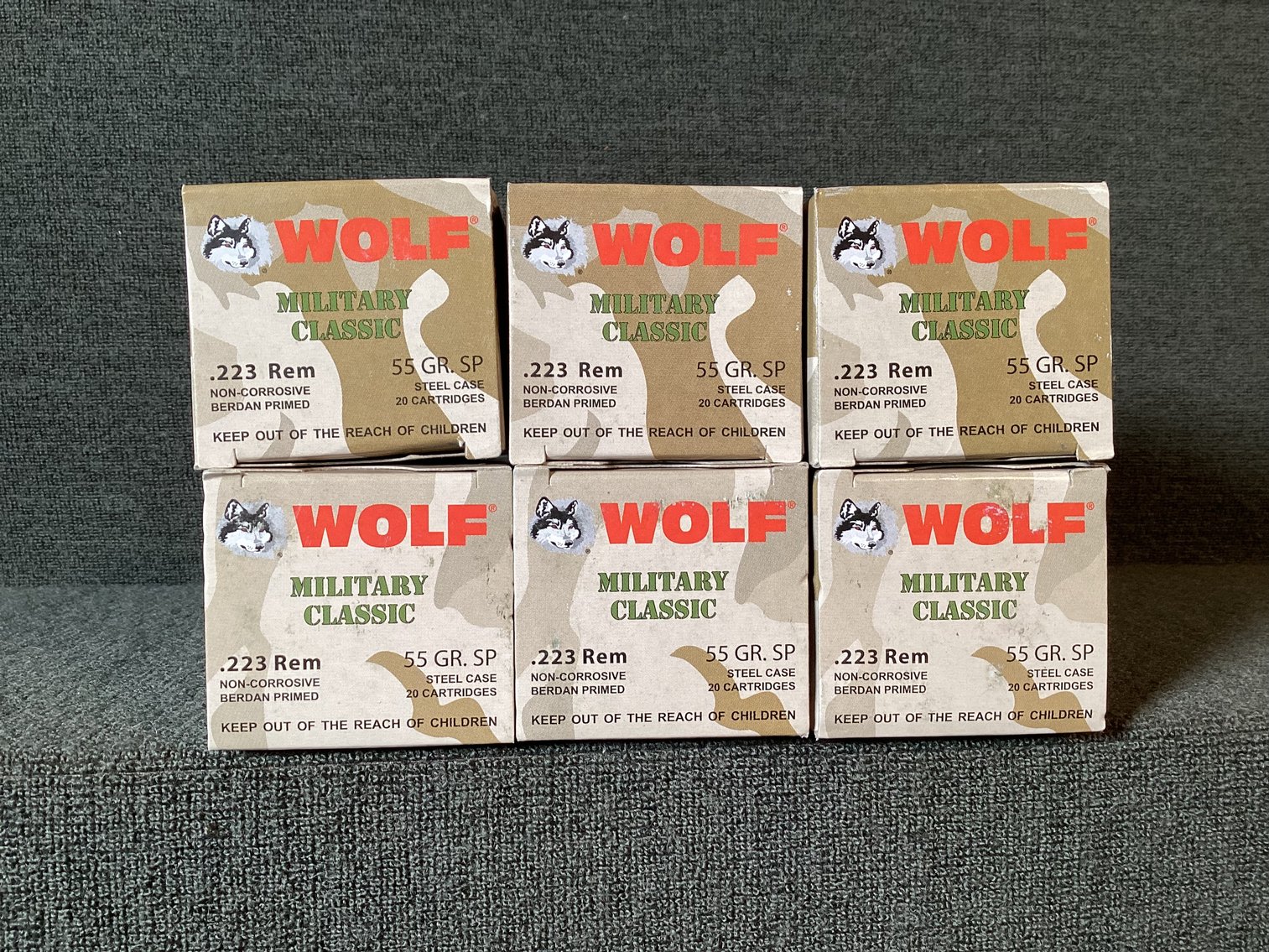 Image for .223 Wolf Ammo in sealed packs - 120 rounds
