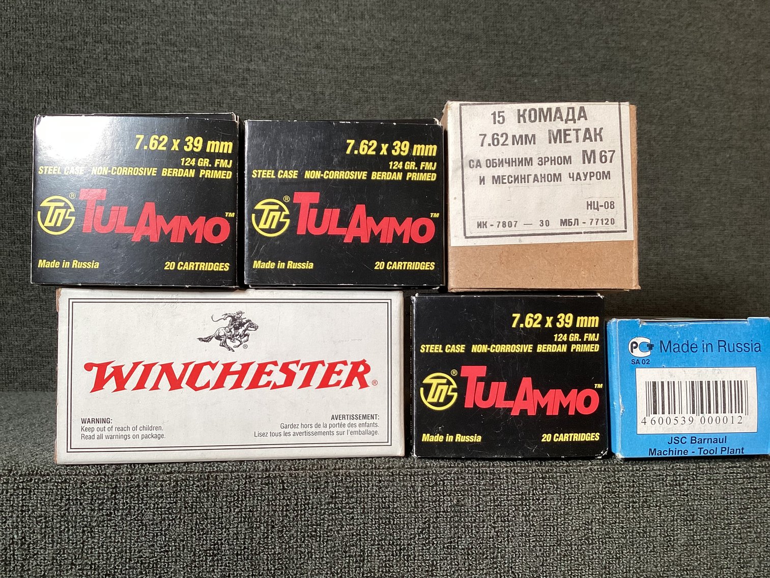 Image for Winchester and TulAmmo 7.62mm Ammo