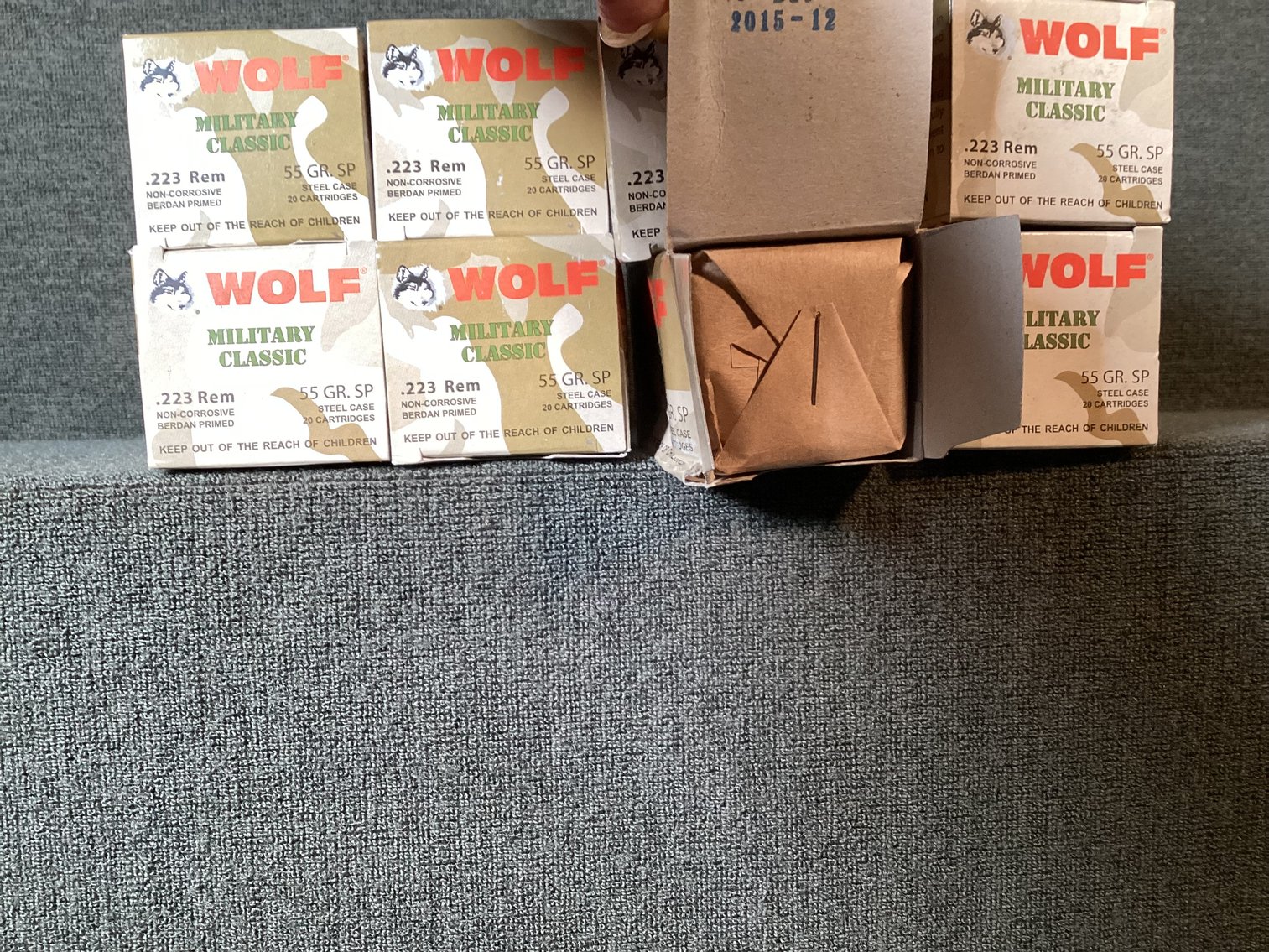 Image for .223 Rem Ammo by Wolf - 180 total