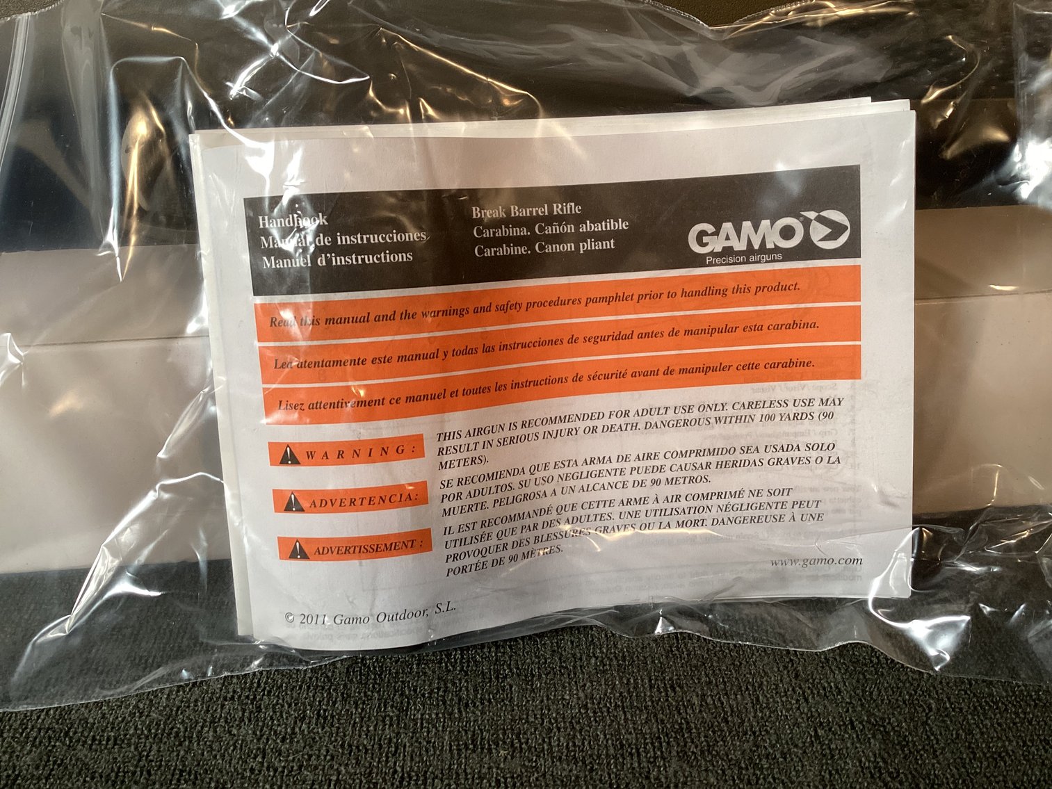 Image for Gammo Air Gun Break Barrel Rifle