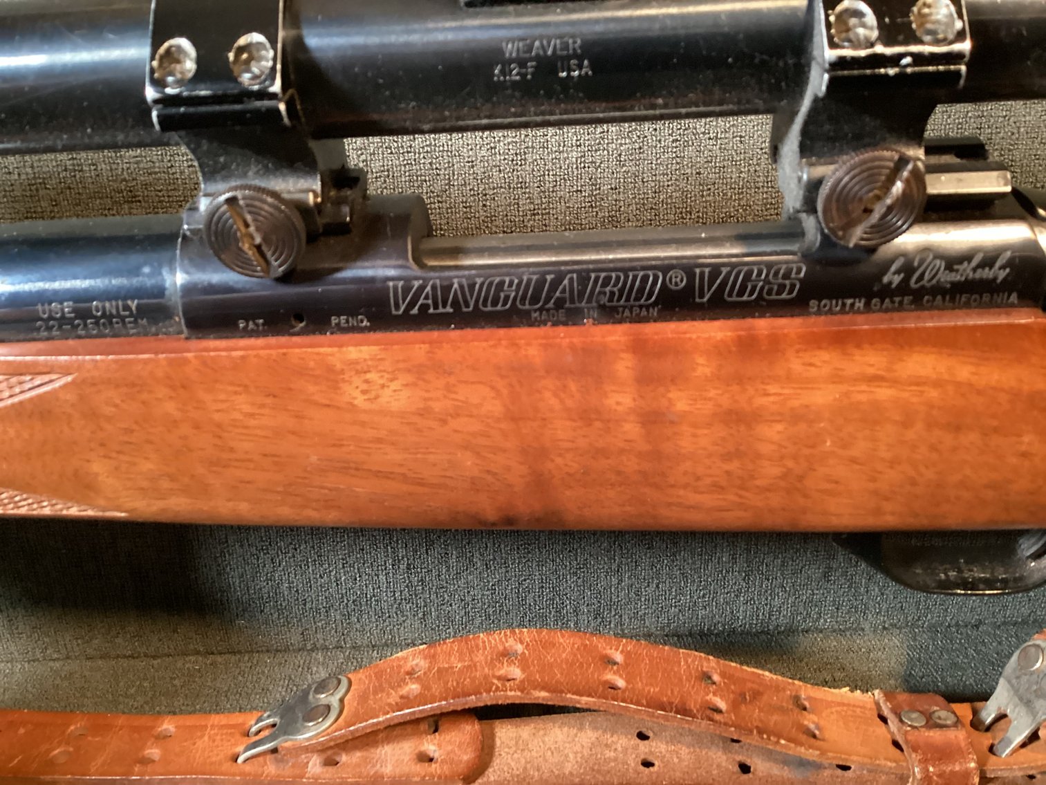 Image for Weatherby Vanguard VGS - 22-250 REM with Weaver Scope