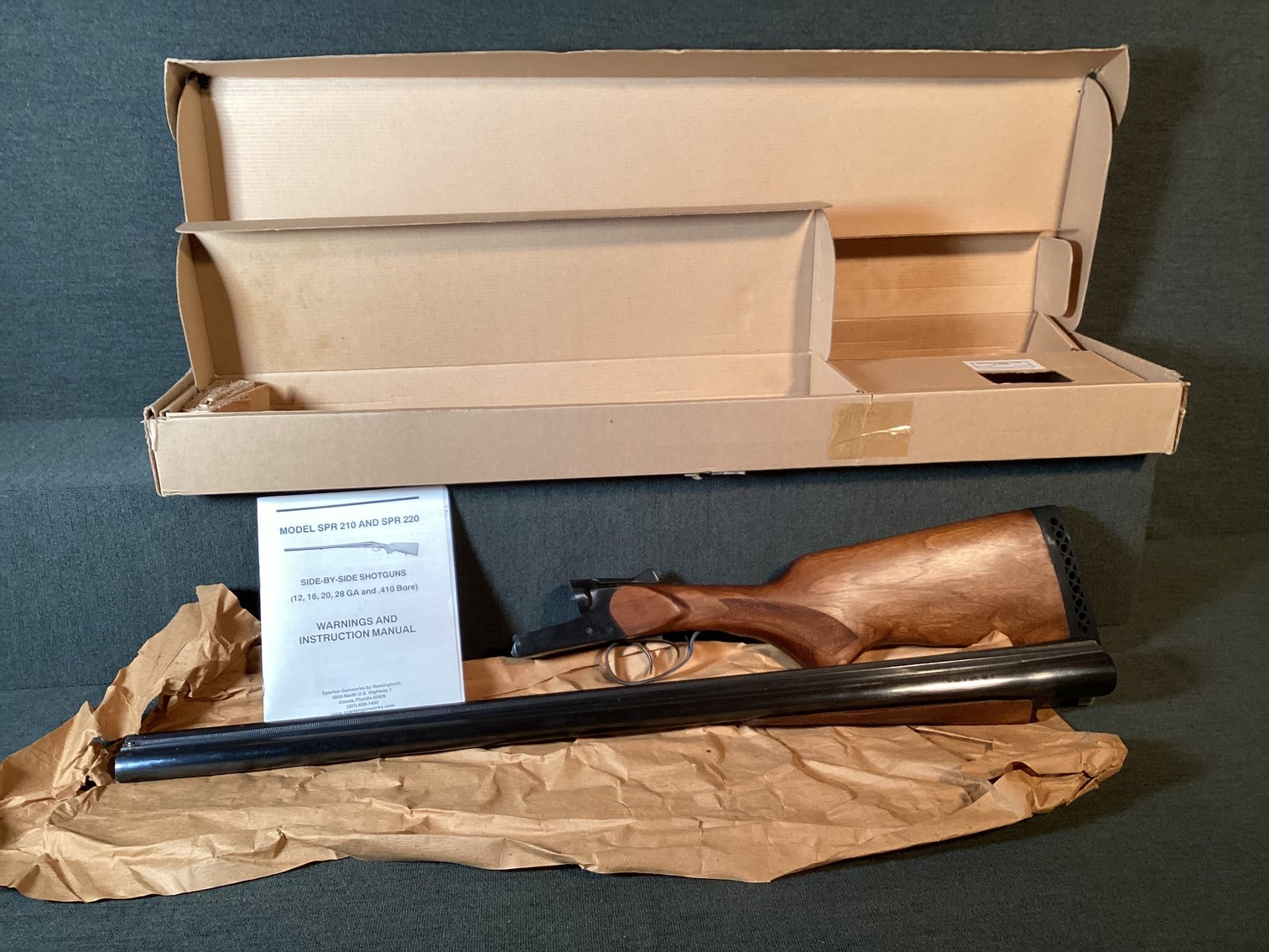 Image for Spartan SPR 220 12 Gauge Shotgun -New in Box