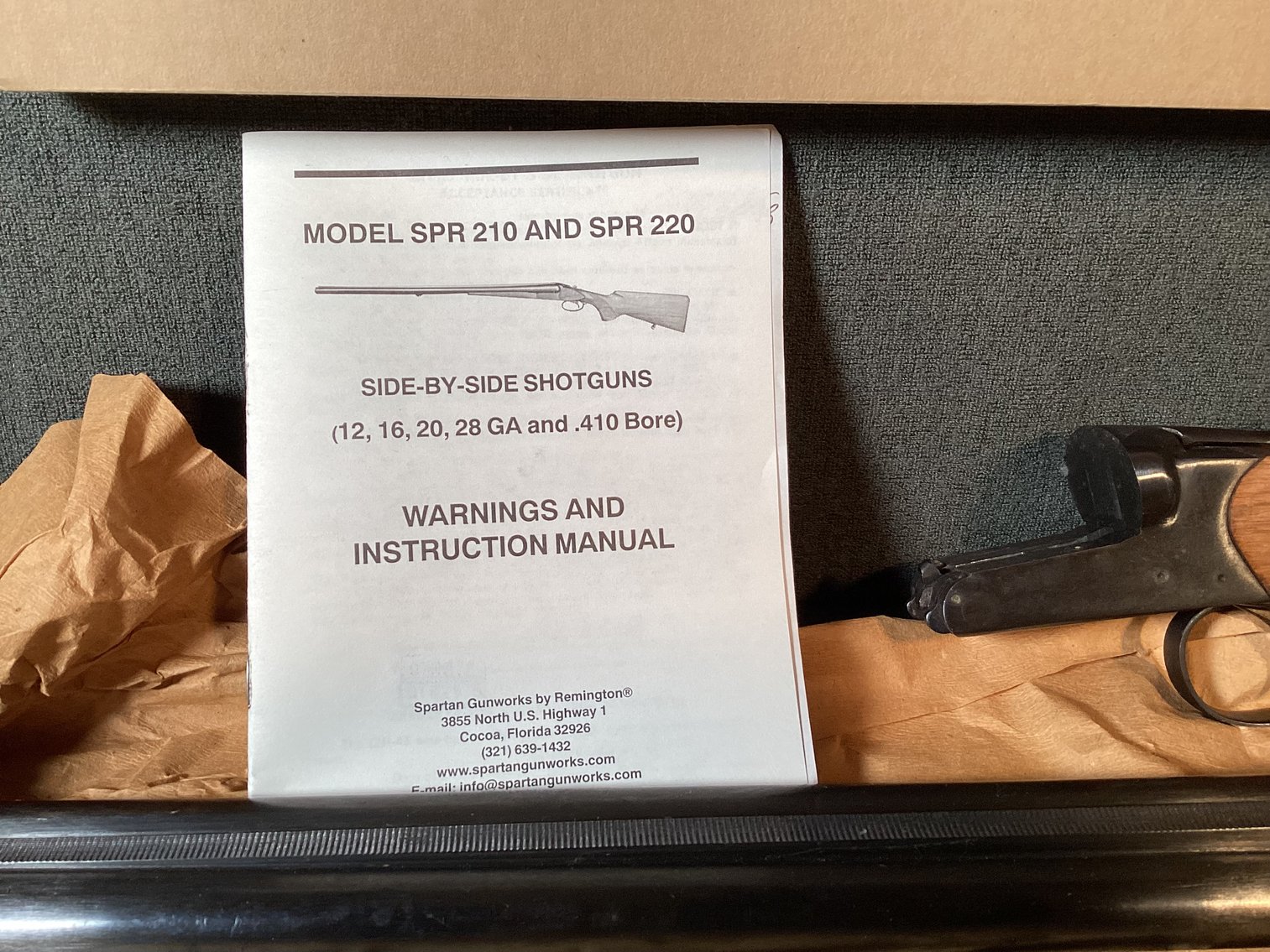 Image for Spartan SPR 220 12 Gauge Shotgun -New in Box
