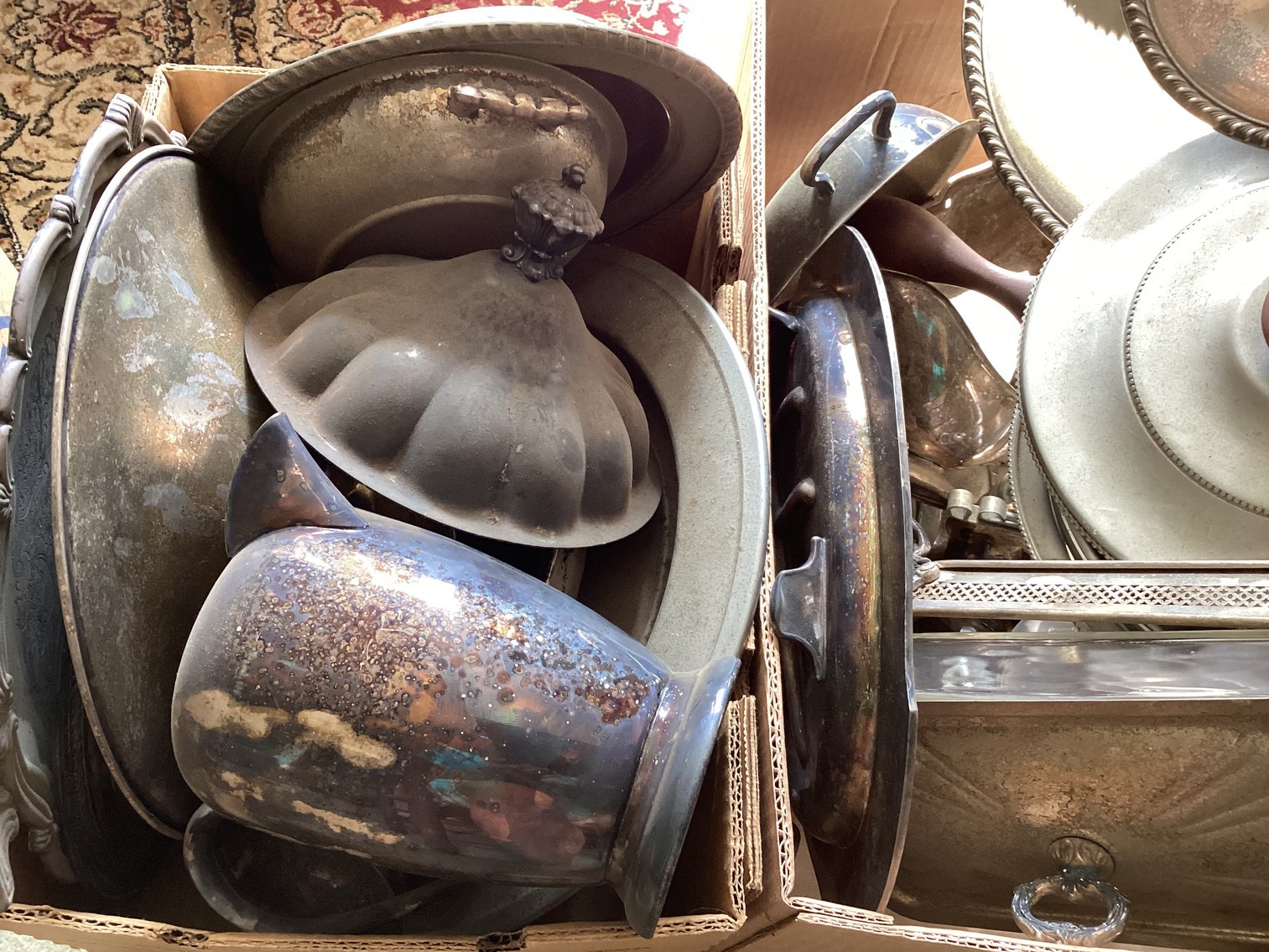 Image for Large Lot of Silver Plated Items