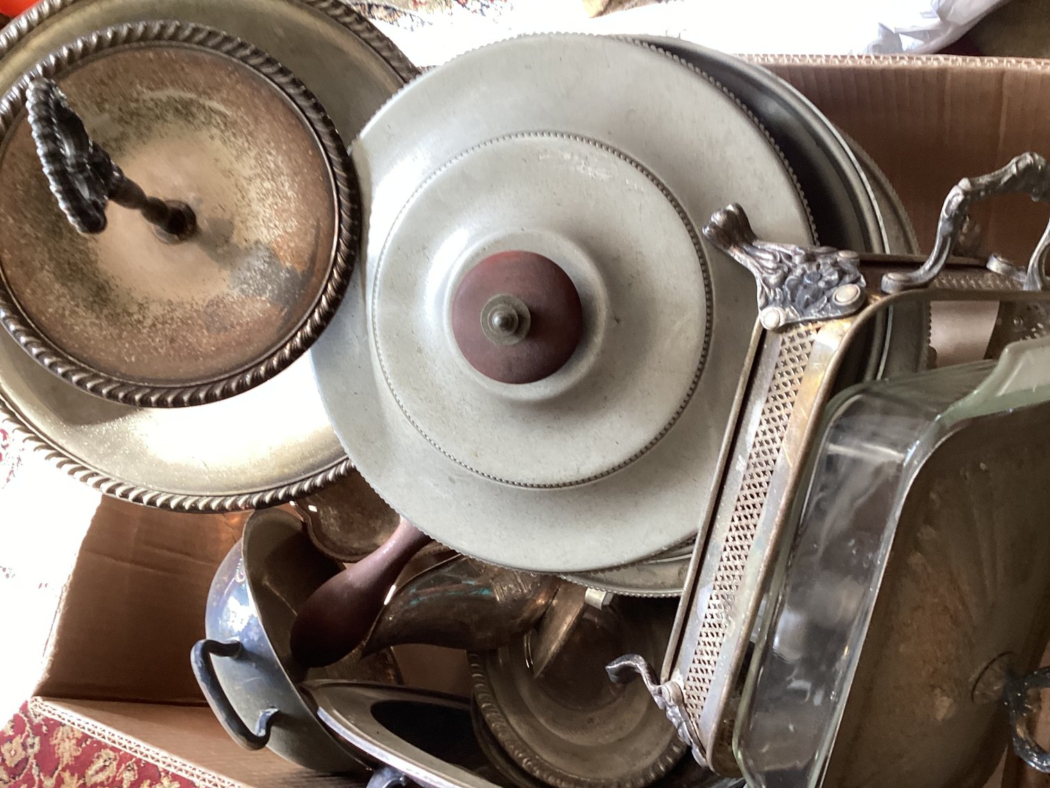 Image for Large Lot of Silver Plated Items