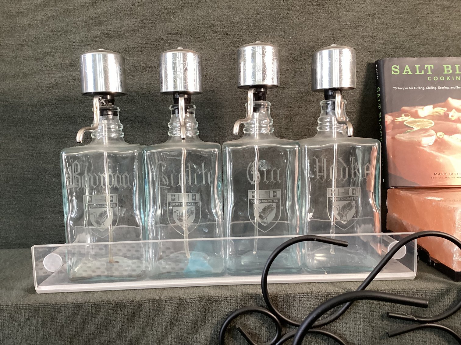 Image for Wine Racks, Ducks Unlimited Liquor Dispenser, Salt Blocks