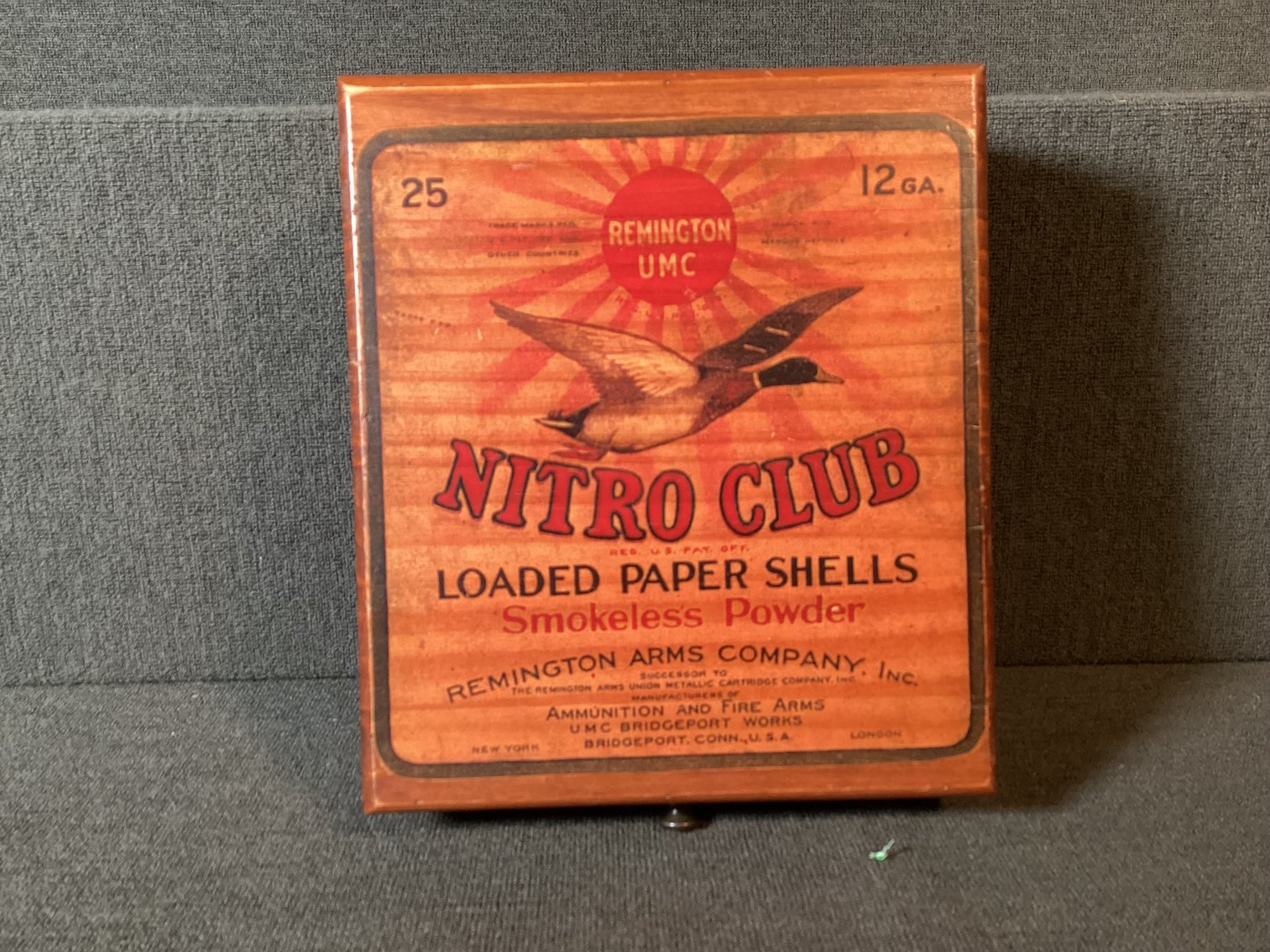 Image for Nitro Club Remington UMC “12 Gauge” Wooden Box