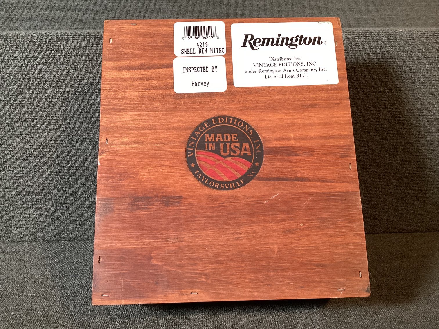 Image for Nitro Club Remington UMC “12 Gauge” Wooden Box