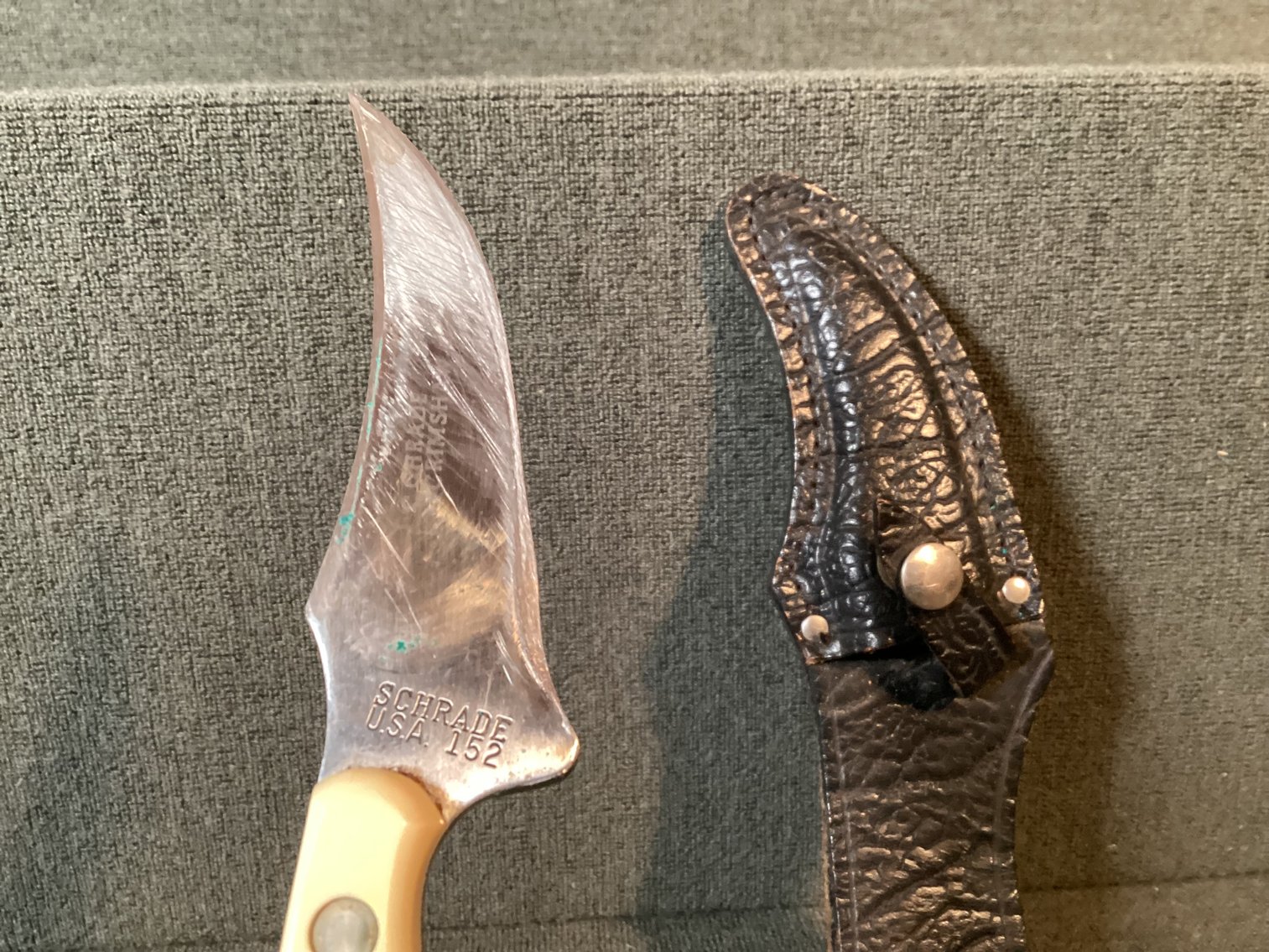 Image for Schrade Scrimshaw Knife with Sheath