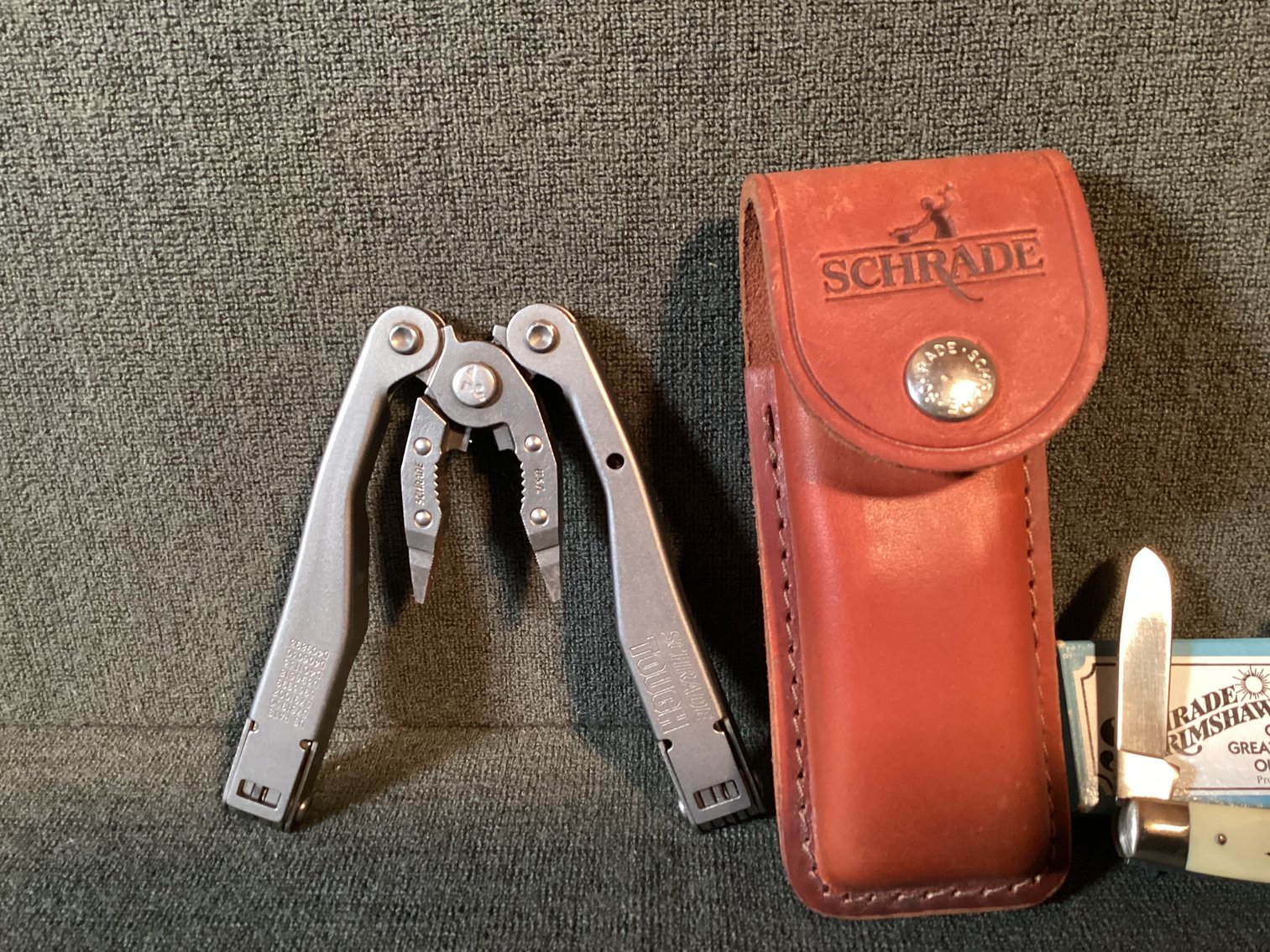 Image for Schrade Multi Tool and 3 Blade Scrimshaw