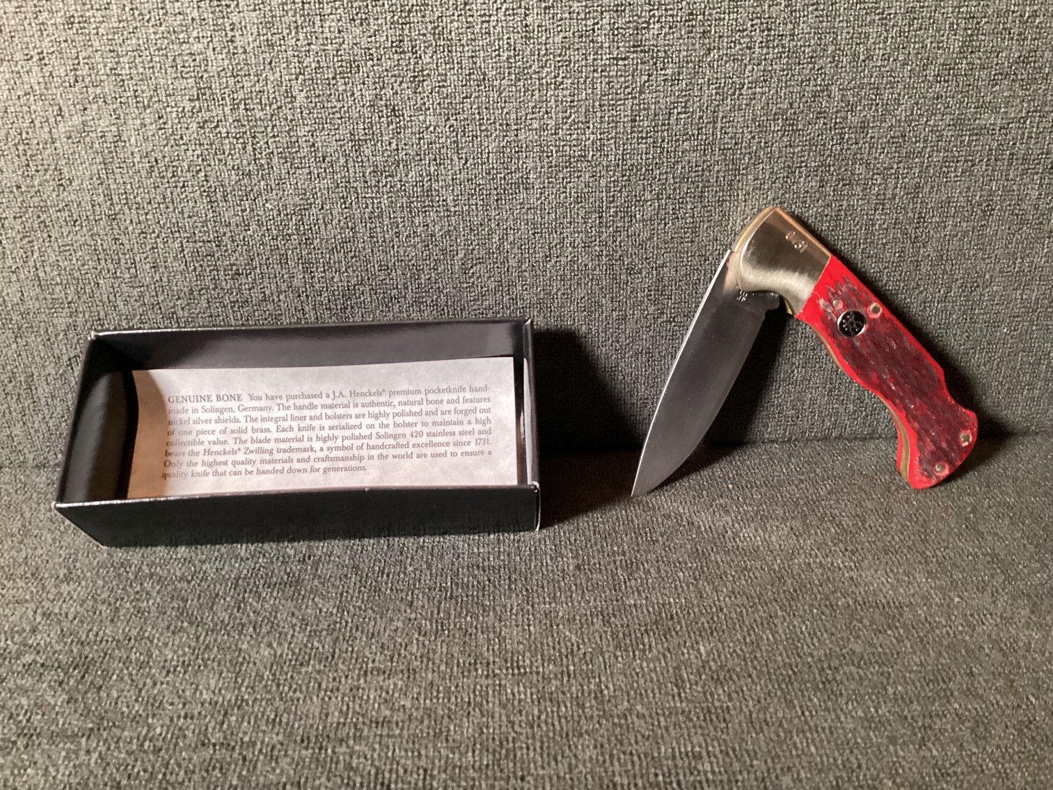 Image for Henckels Red Picked Bone HK0135 RP Knife