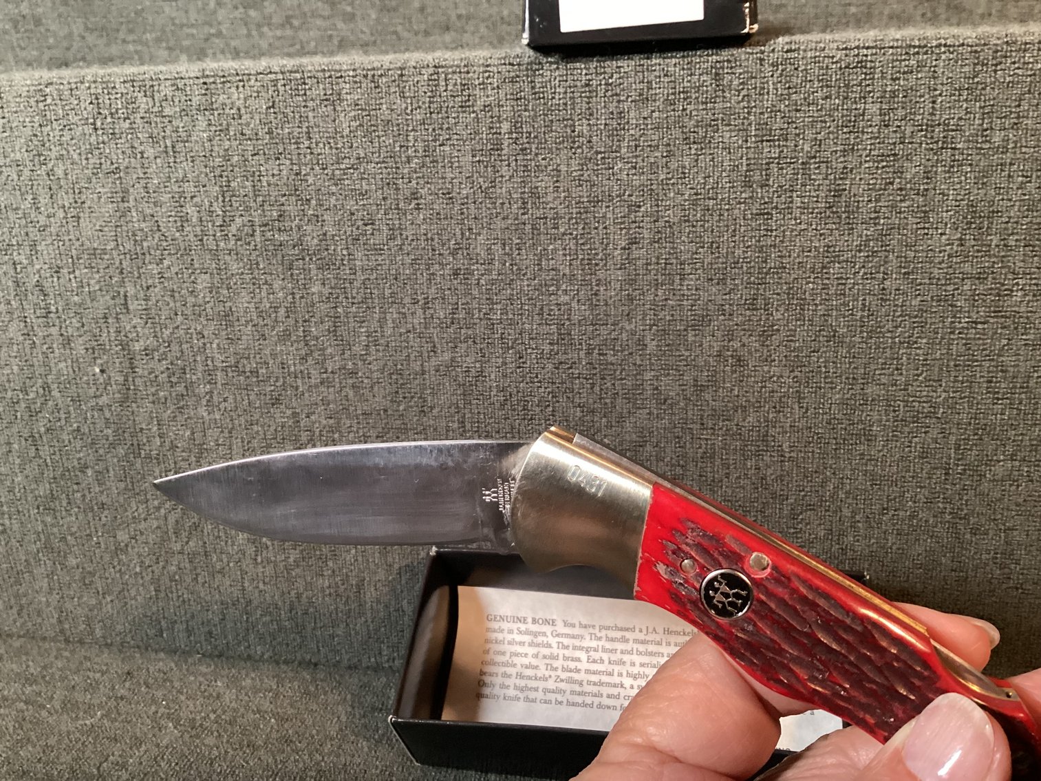 Image for Henckels Red Picked Bone HK0135 RP Knife