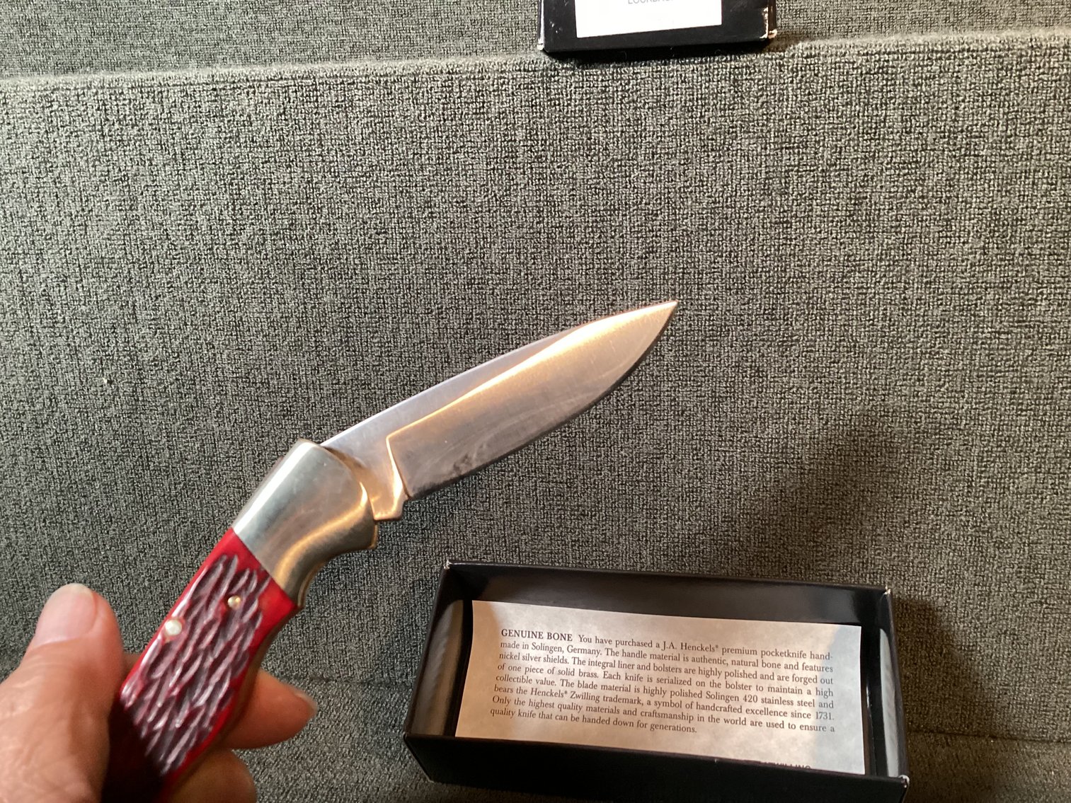 Image for Henckels Red Picked Bone HK0135 RP Knife