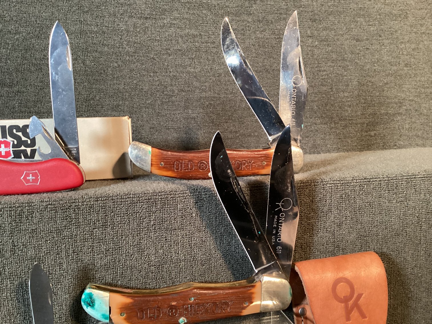 Image for Old Henry and Swiss Army Knives