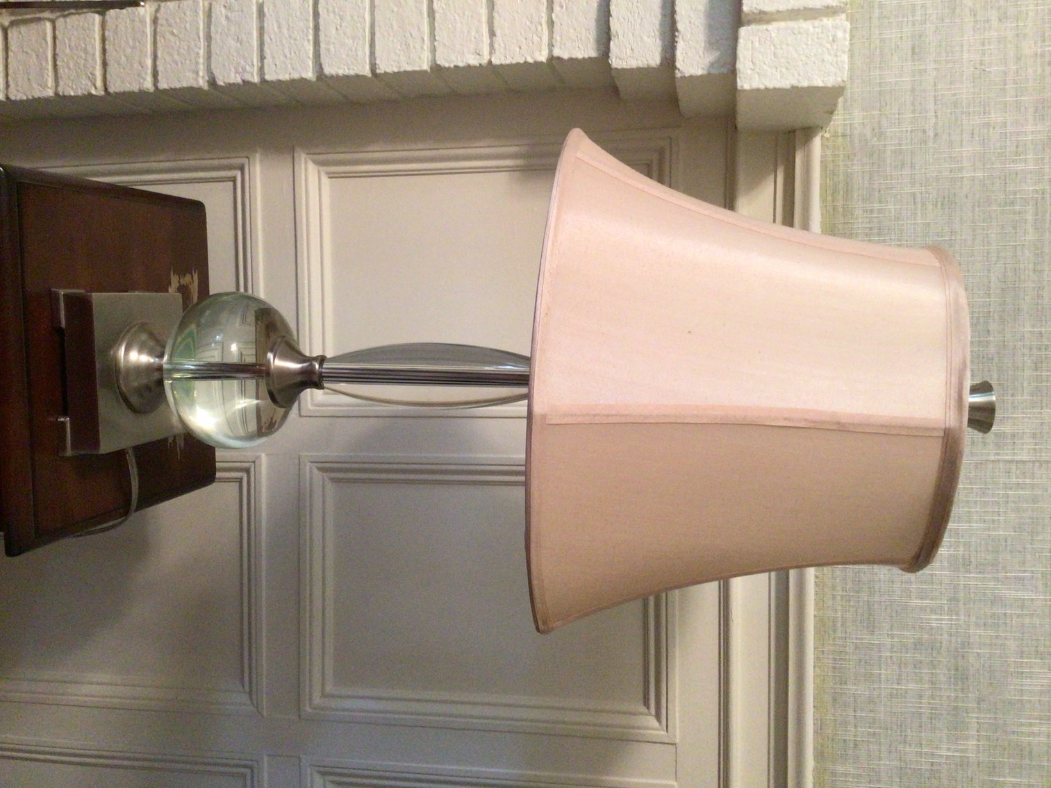 Image for Heavy Glass Lamp with Shade