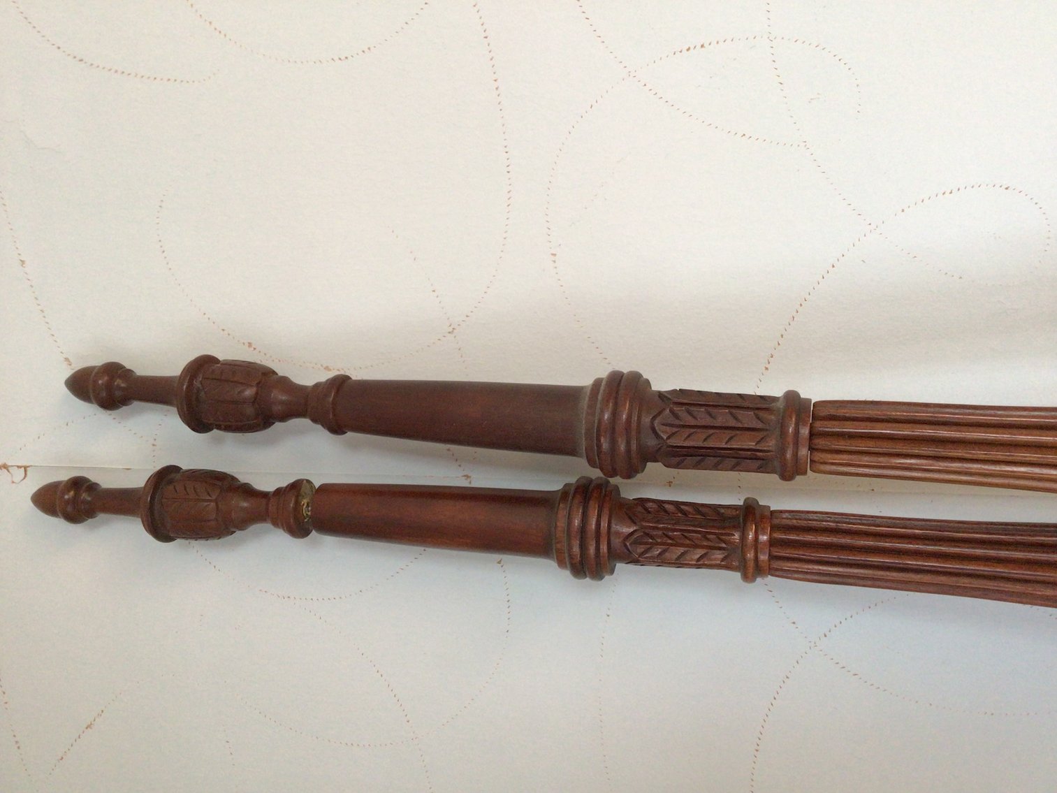 Image for King Size Bed - 4 Poster - Rice Carved