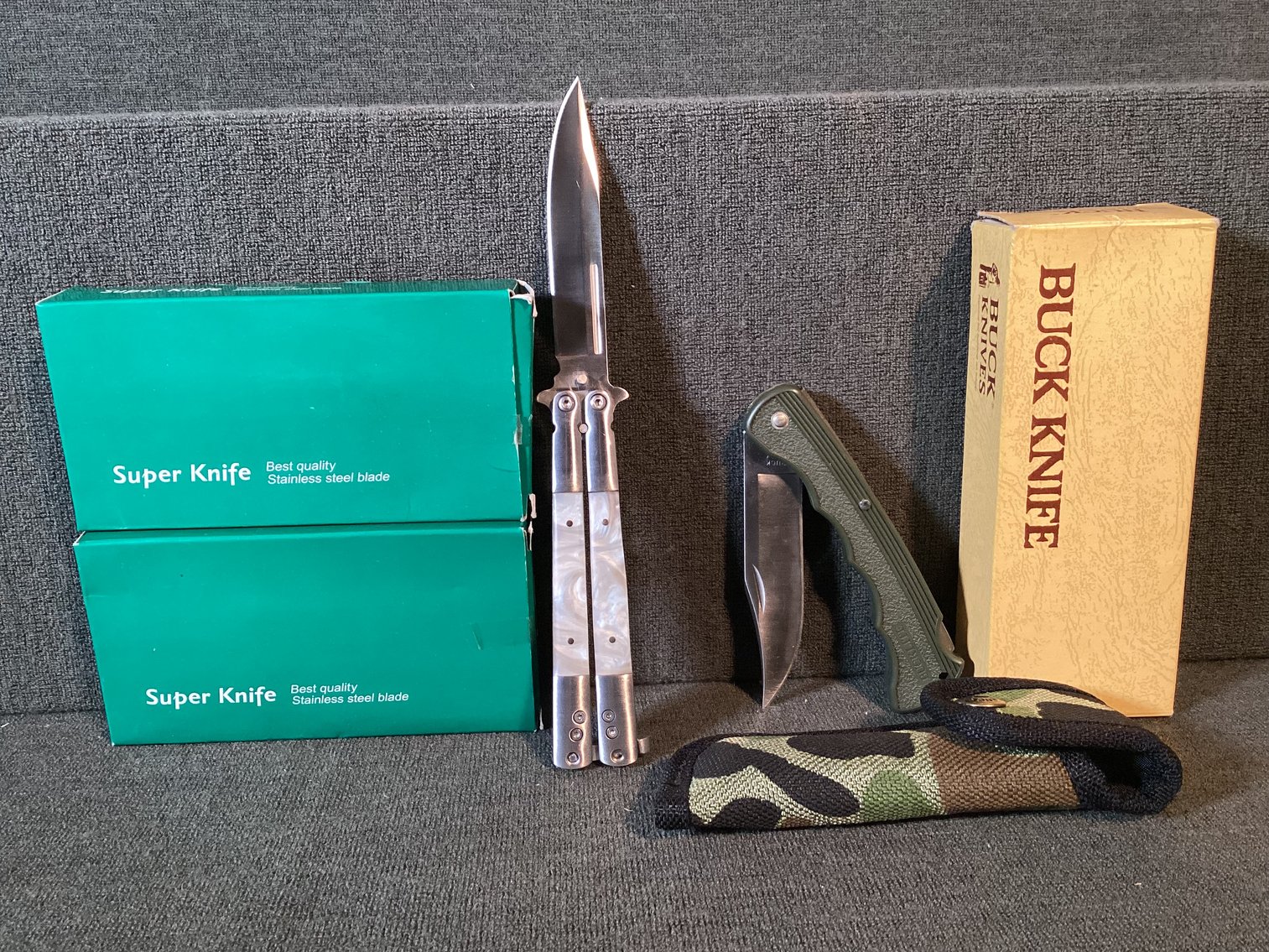 Image for Buck Knife and 3 Super Knives