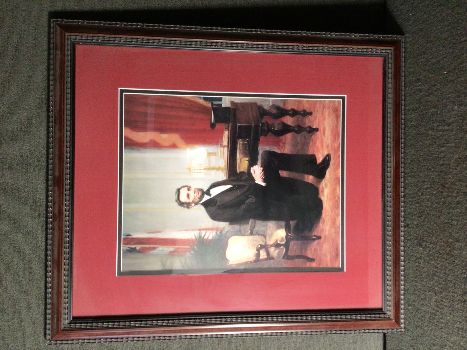 Image for Lincoln Speaks to America - Print