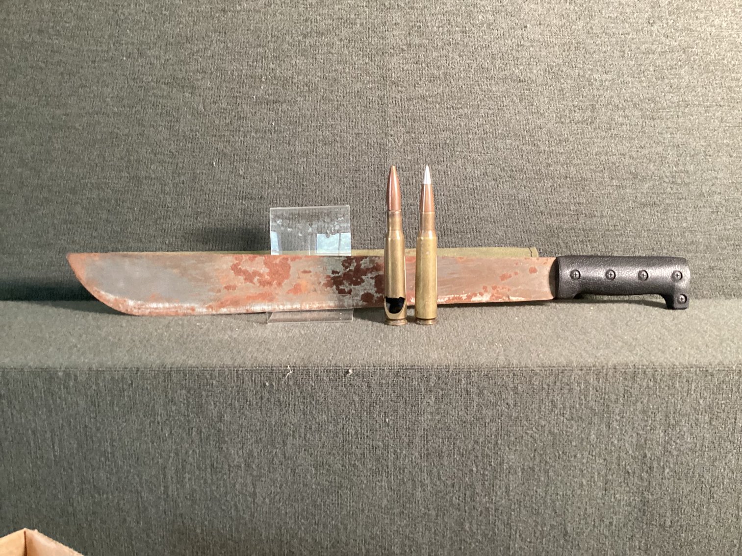 Image for Machete and 2 50 cal Bullets