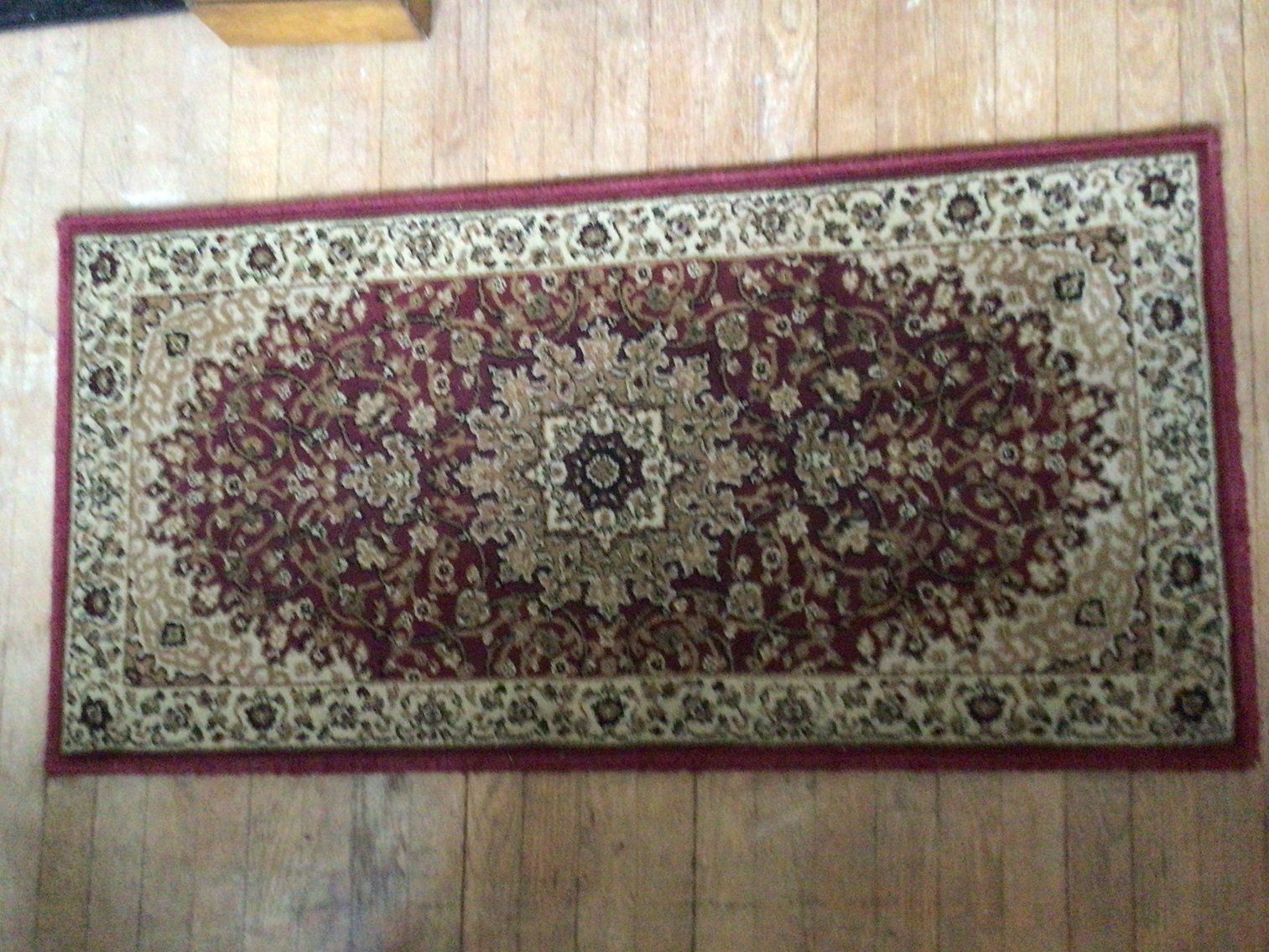 Image for Area Rug / Maroon and Brown