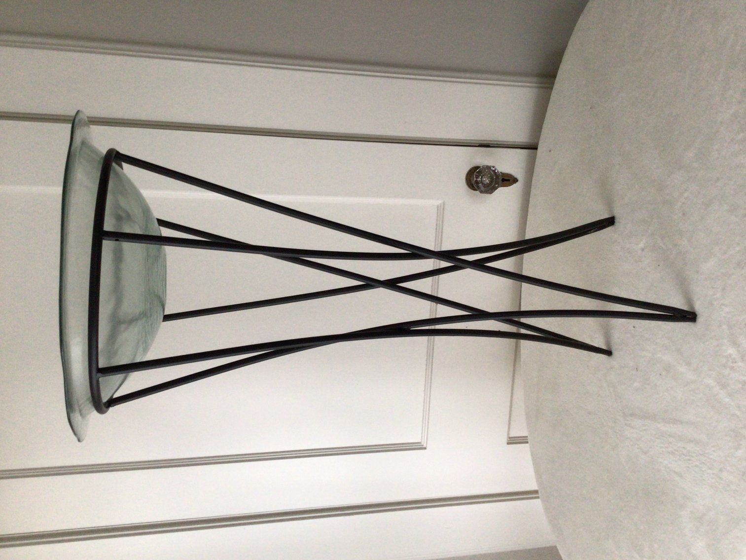 Image for Metal Stand with Glass Bowl