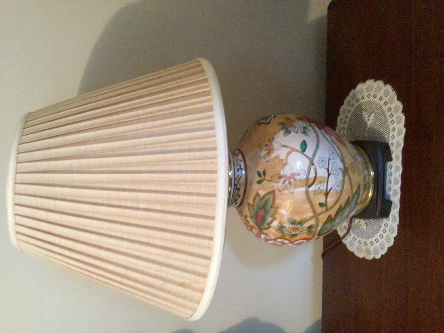 Image for Lamp With Pleated Shade