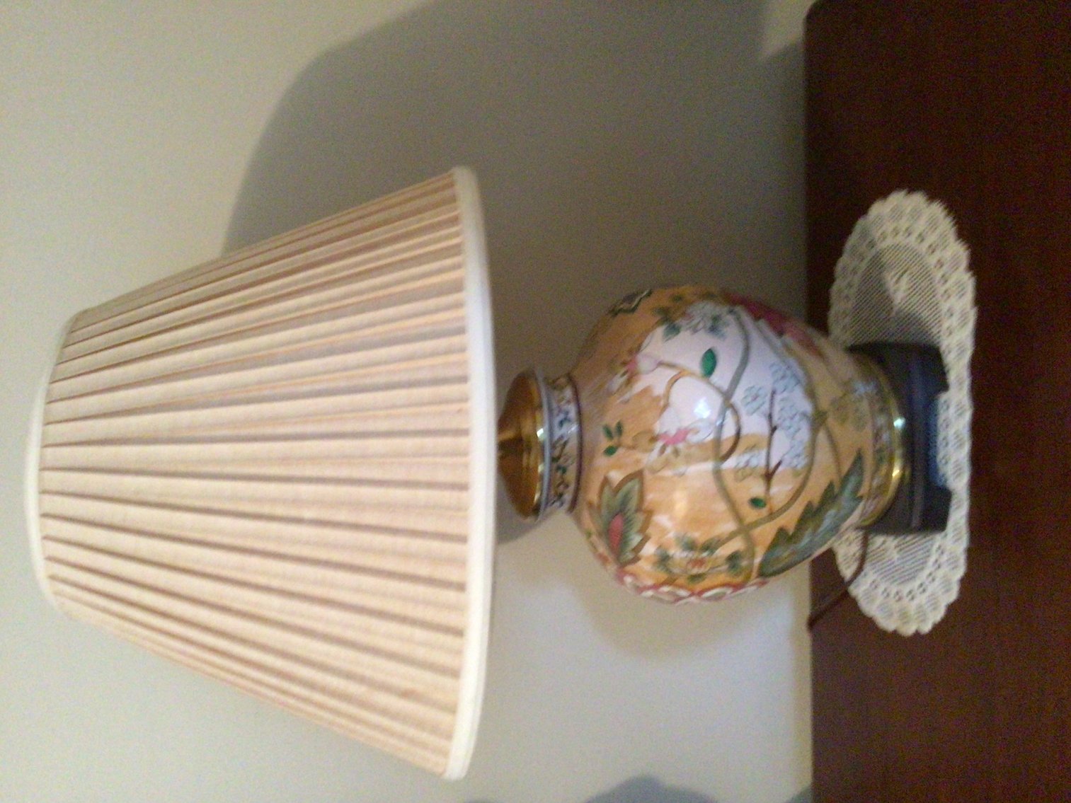 Image for Lamp With Pleated Shade