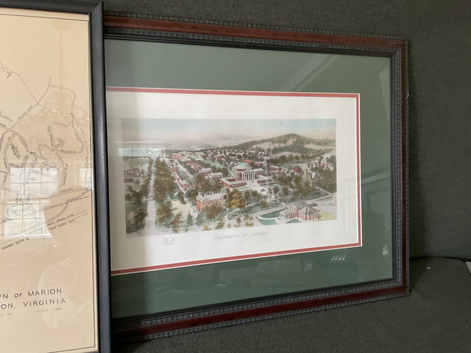 Image for UVA Print and Town of Marion 1959