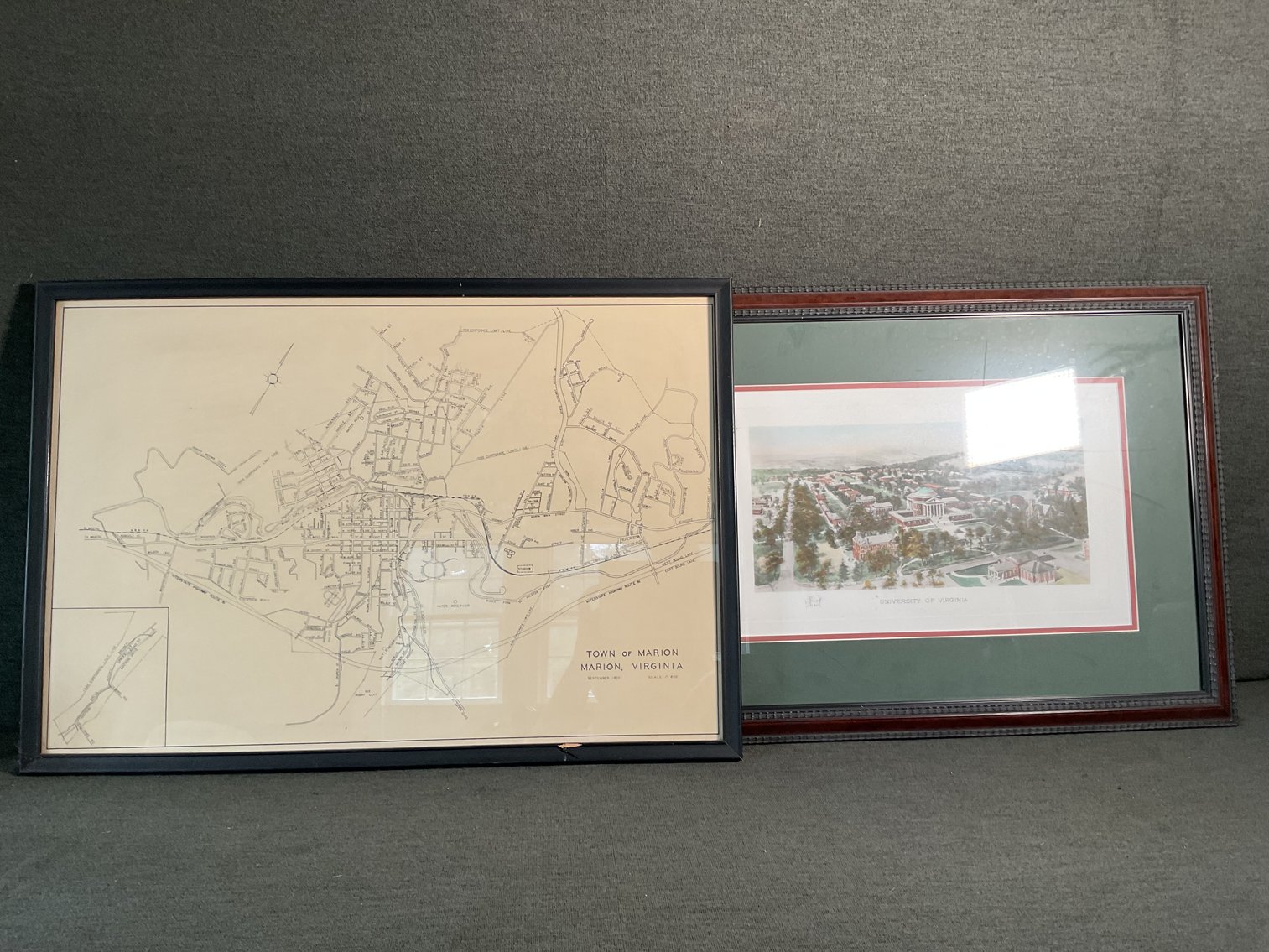 Image for UVA Print and Town of Marion 1959