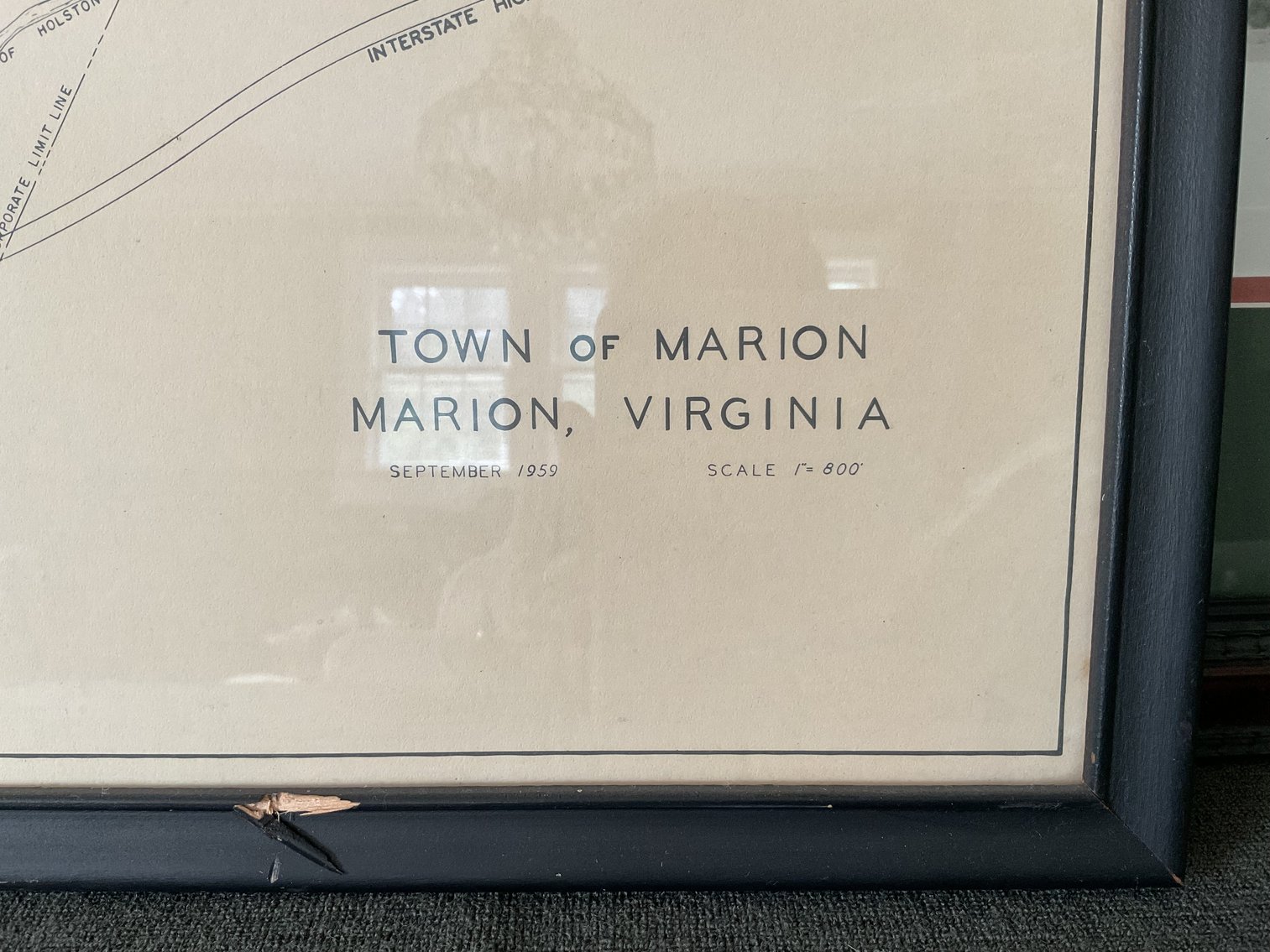 Image for UVA Print and Town of Marion 1959