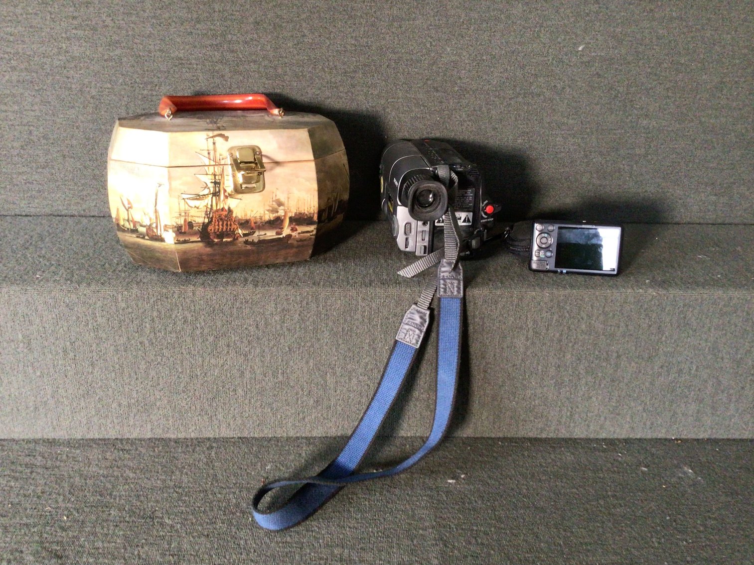 Image for Purse, video camera, camera, bowl