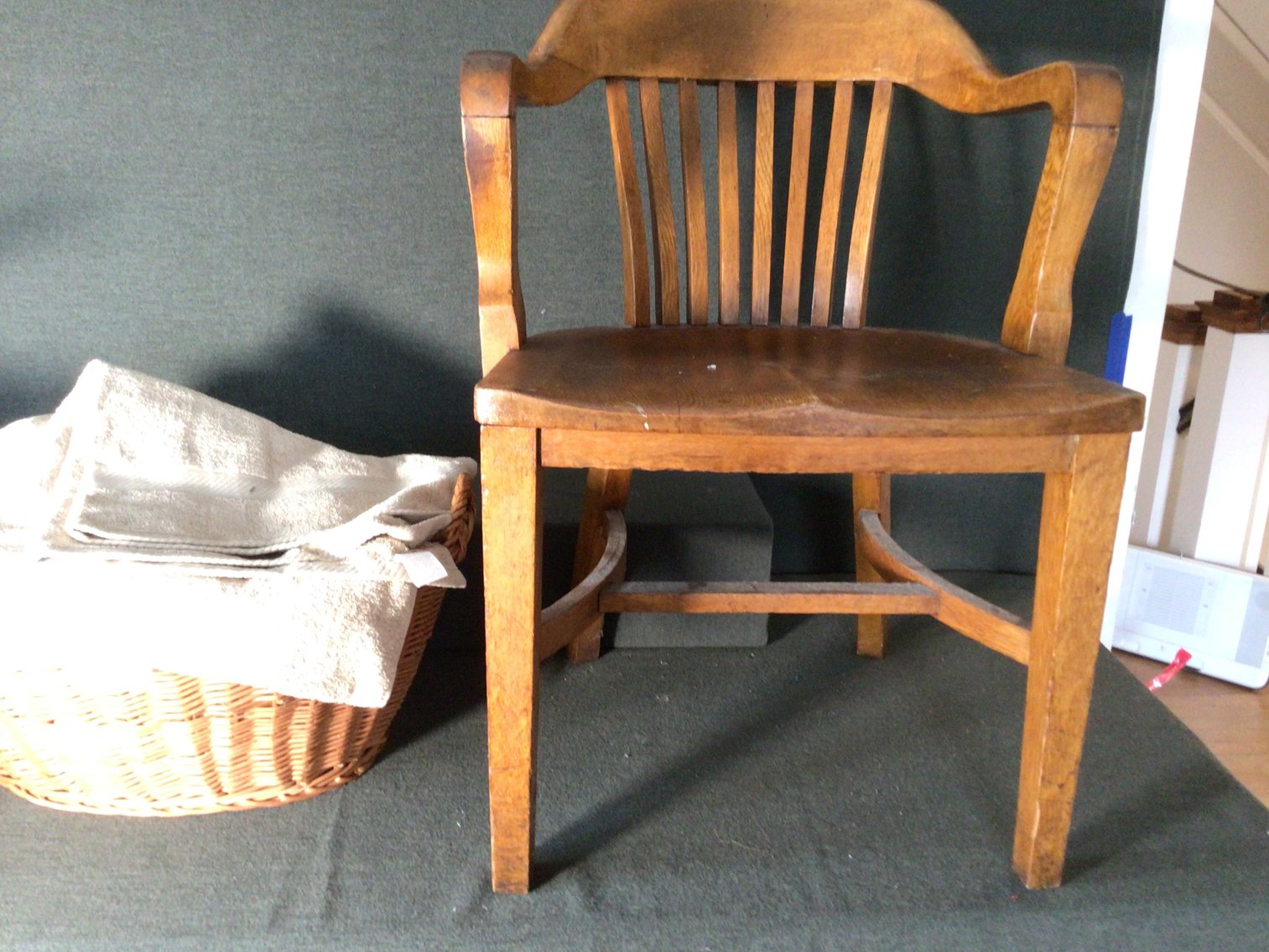 Image for Chair, clothes basket, baskets