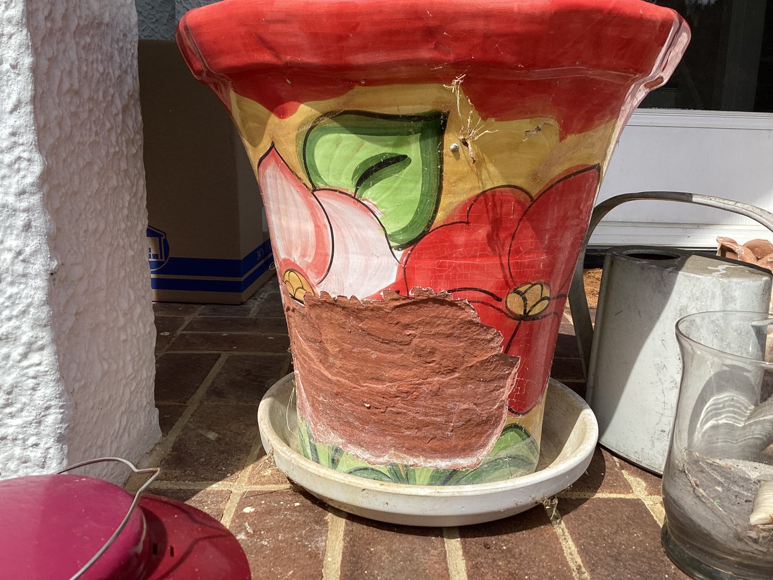 Image for Flower pots, watering can, bird feeder