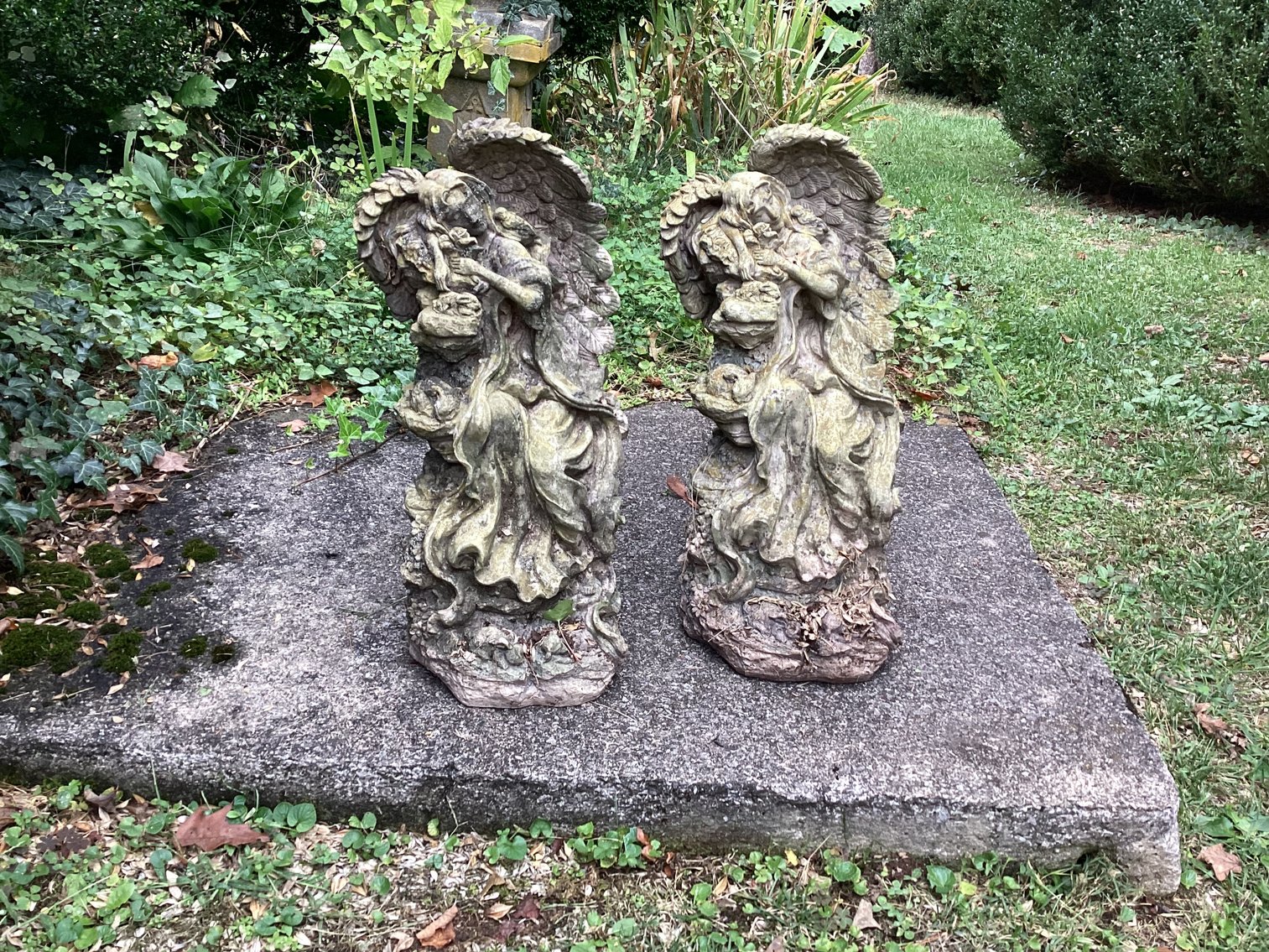 Image for Outdoor yard art angels
