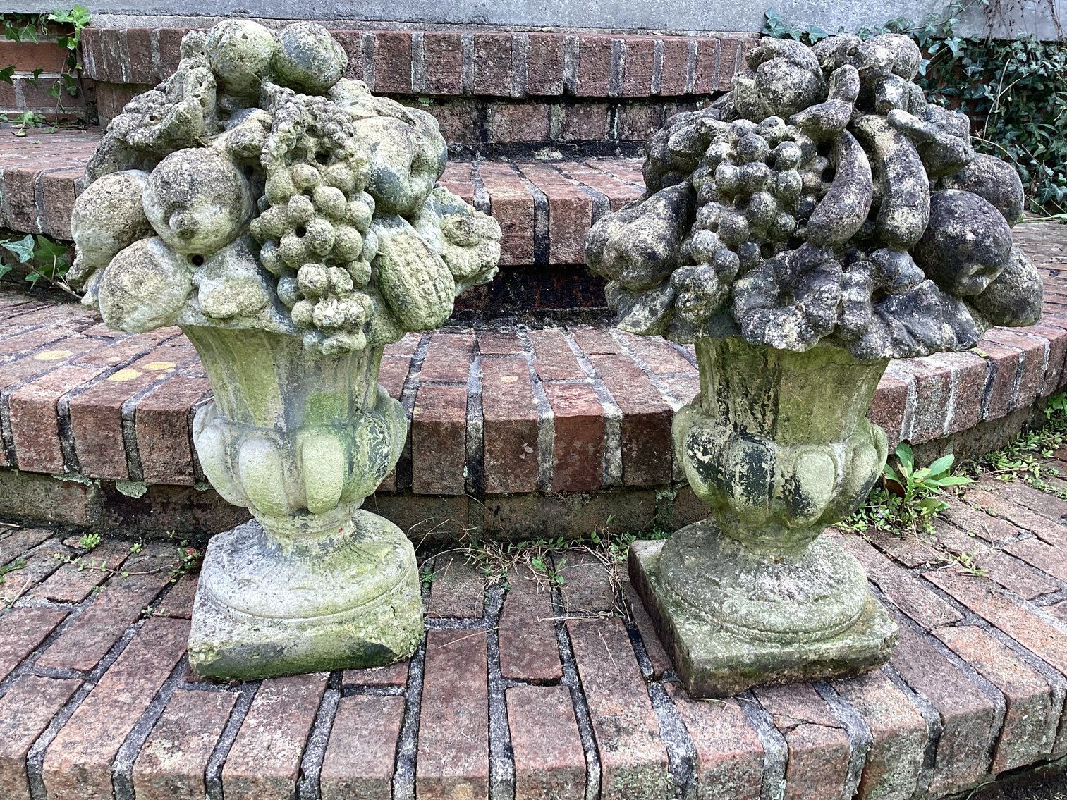 Image for Concrete urn with fruit