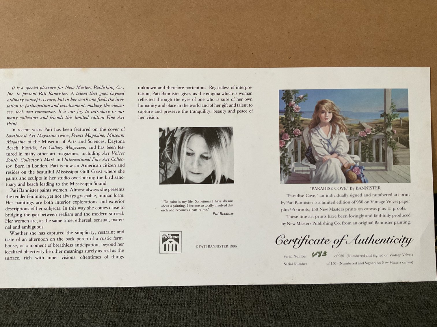 Image for Print in Professional Frame