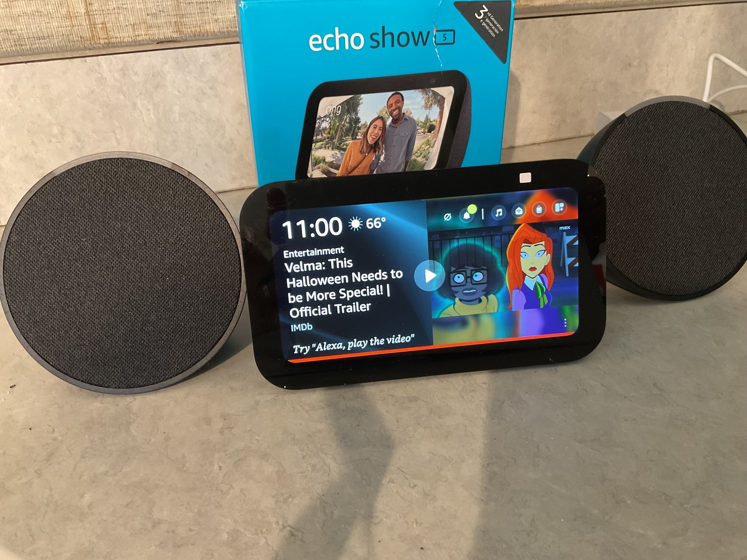 Image for Two Echo Show units with Speakers
