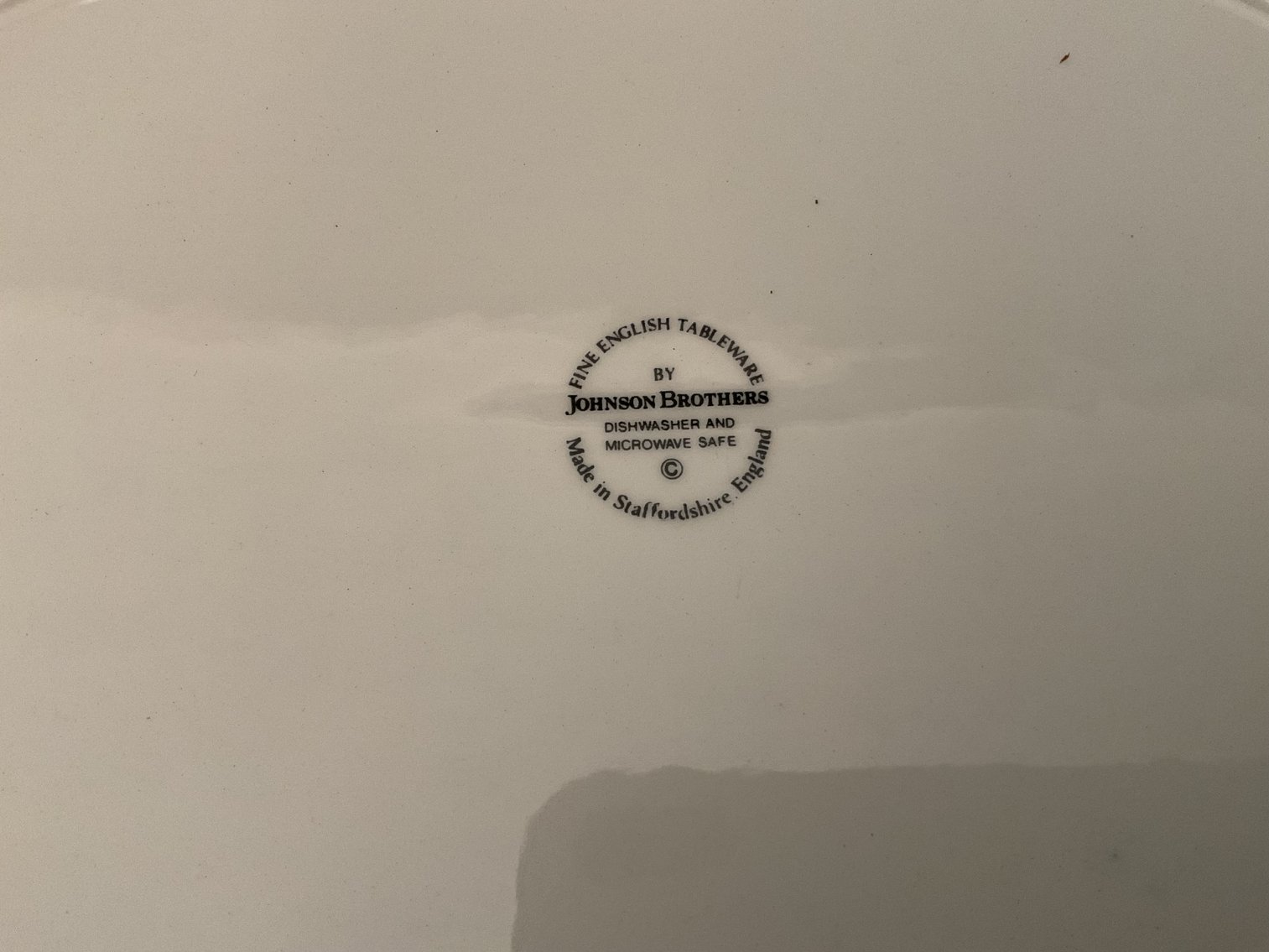 Image for Blue Willow Platter and English Tea Pot