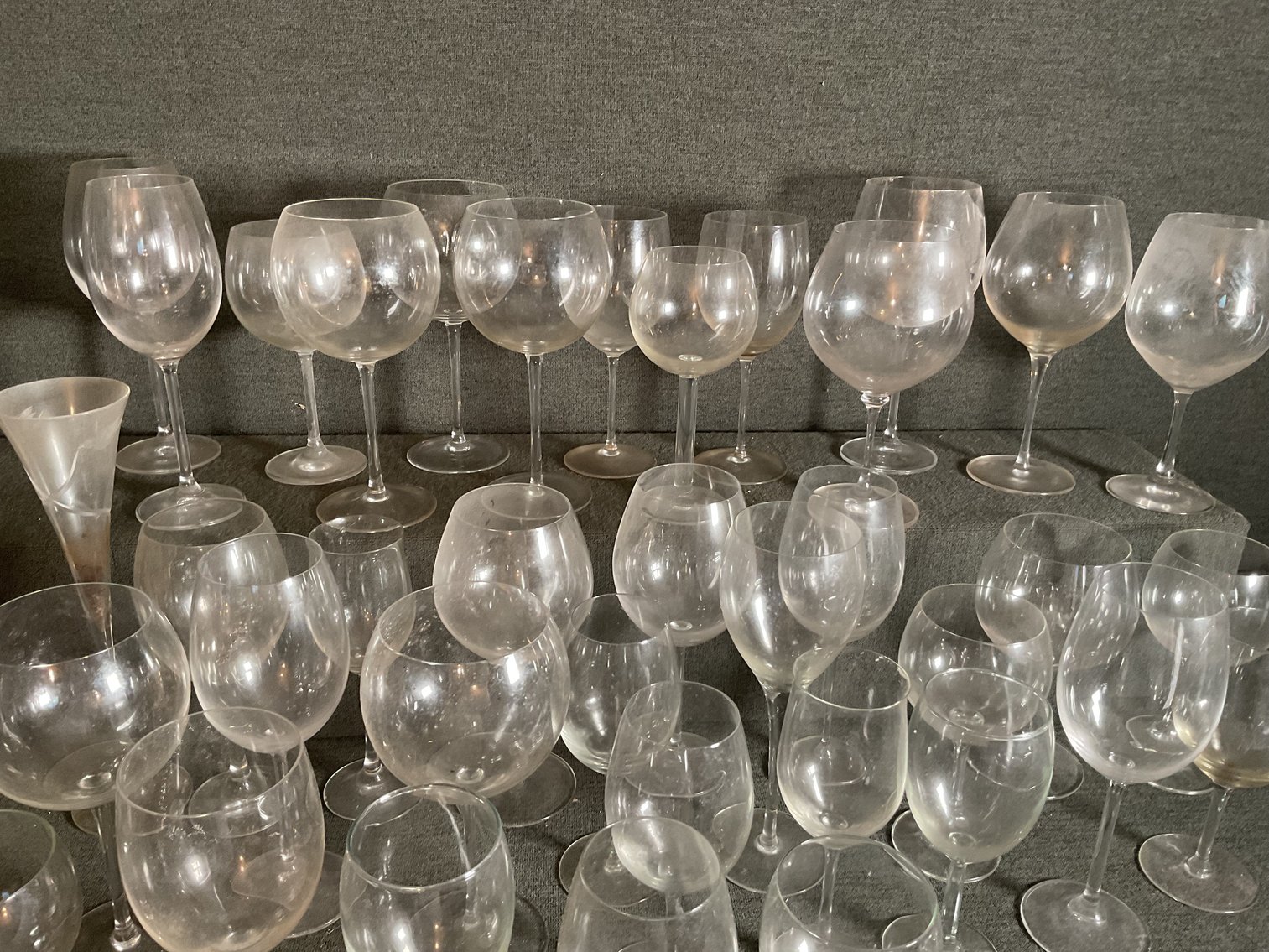 Image for Large Collection of Wine Glasses