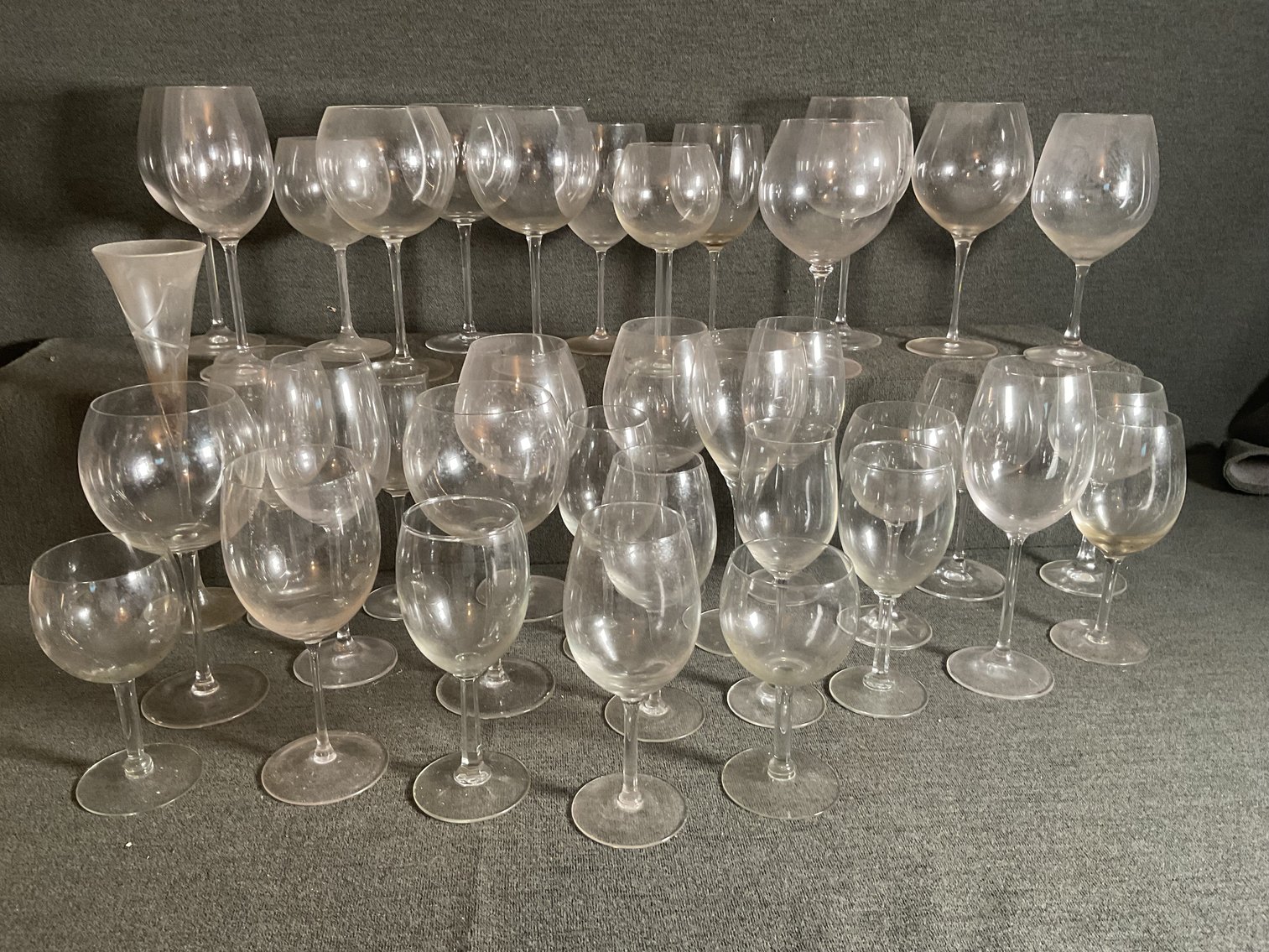 Image for Large Collection of Wine Glasses